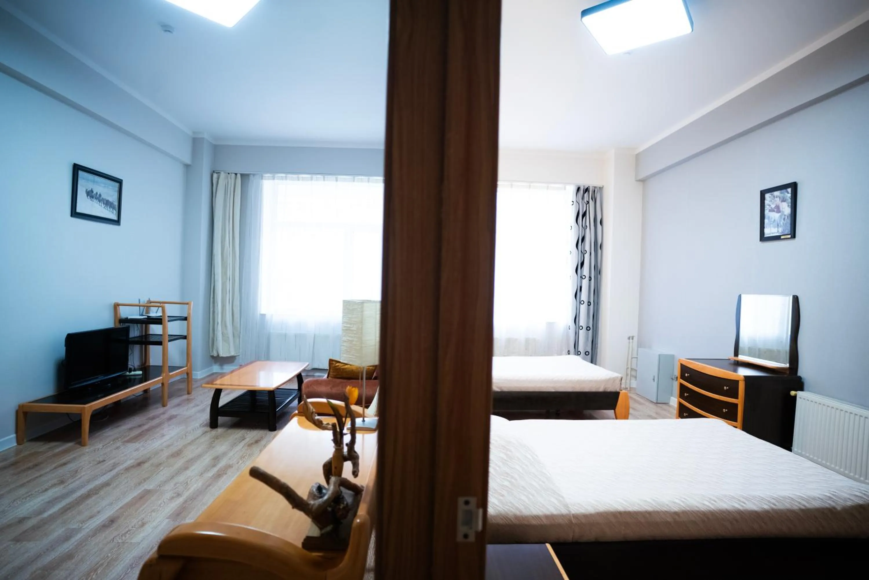 Living room, Bed in Tsolmon's Serviced Apartments