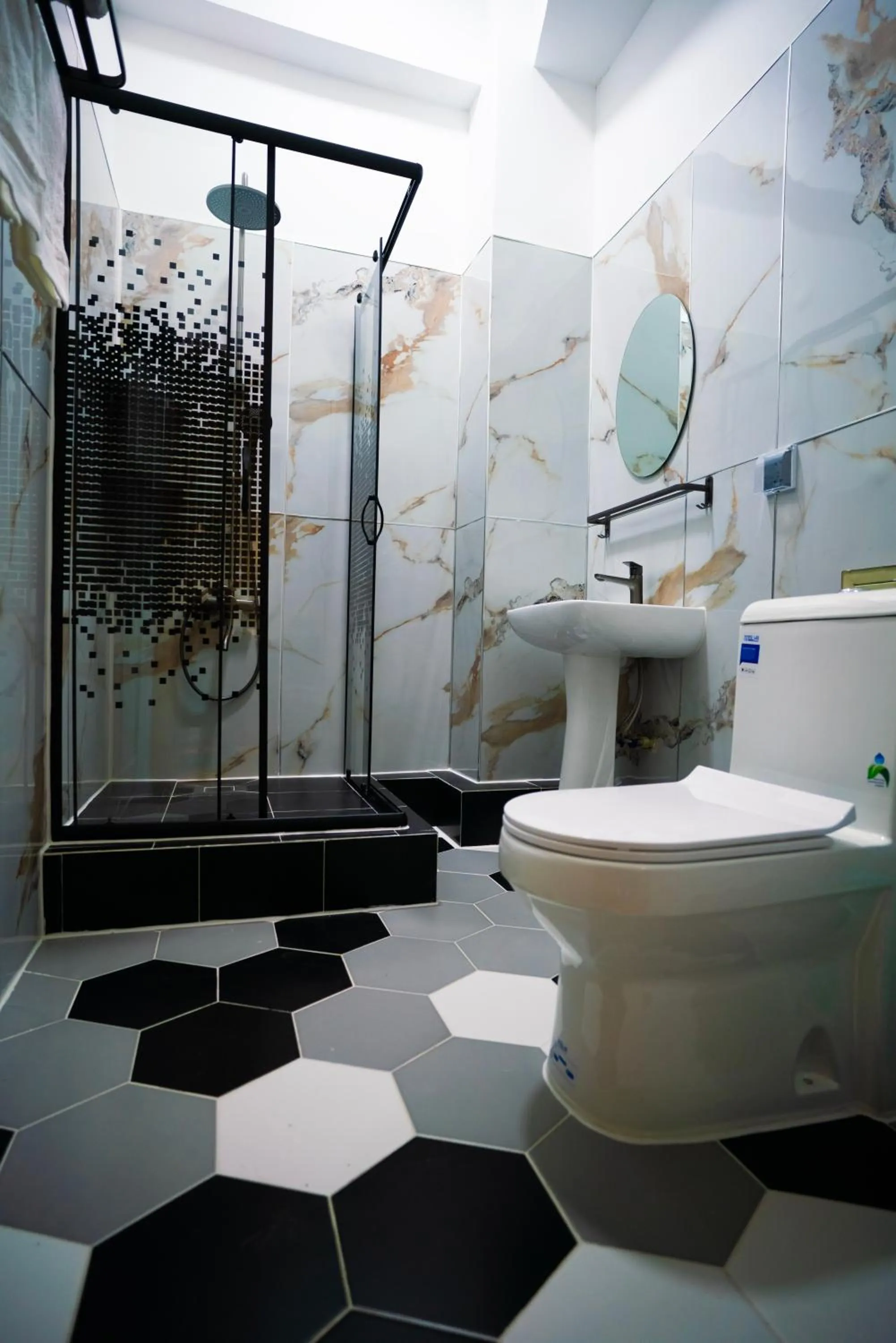 Shower in Tsolmon's Serviced Apartments