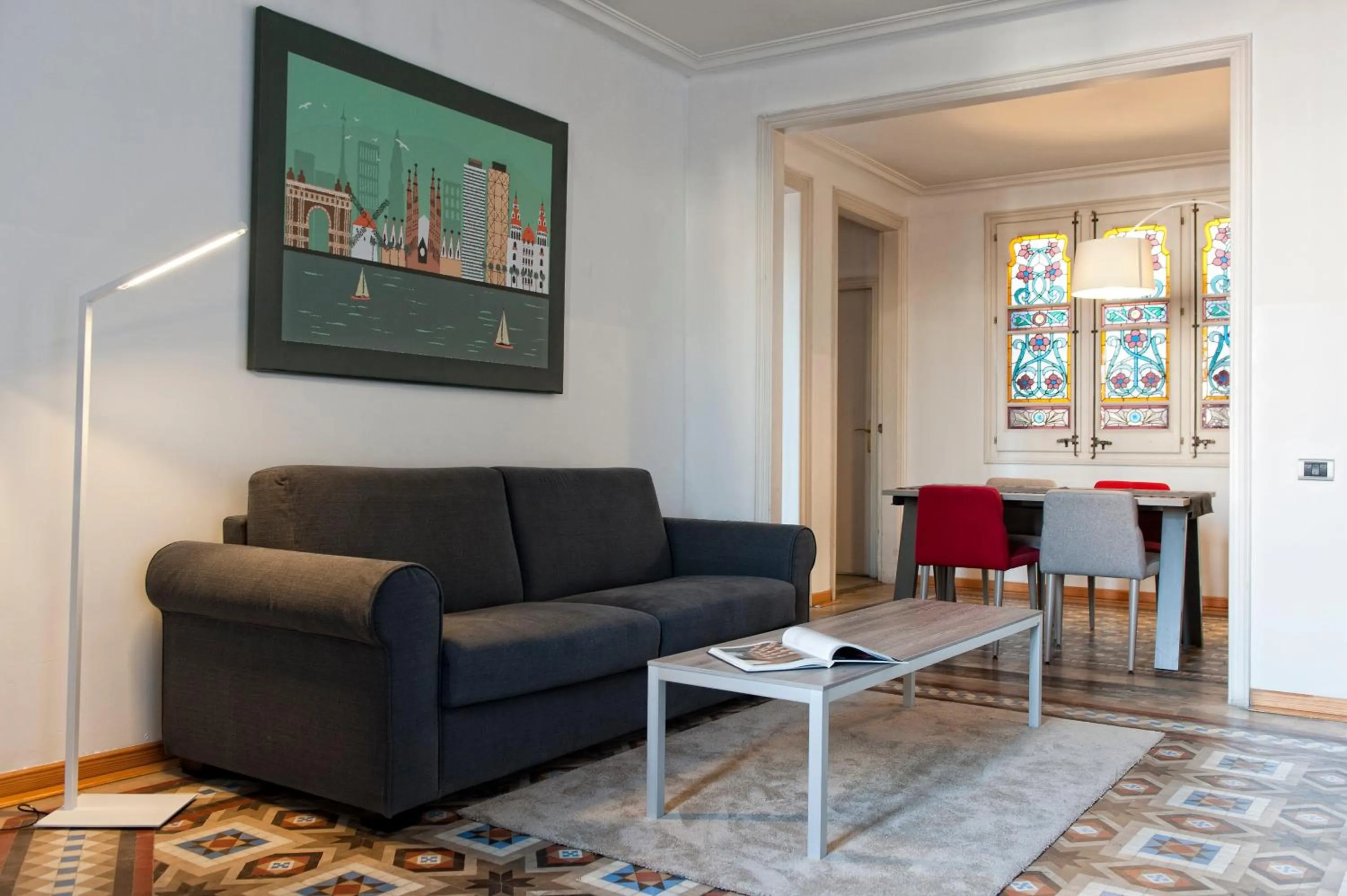 Living room in MH Apartments Tetuan