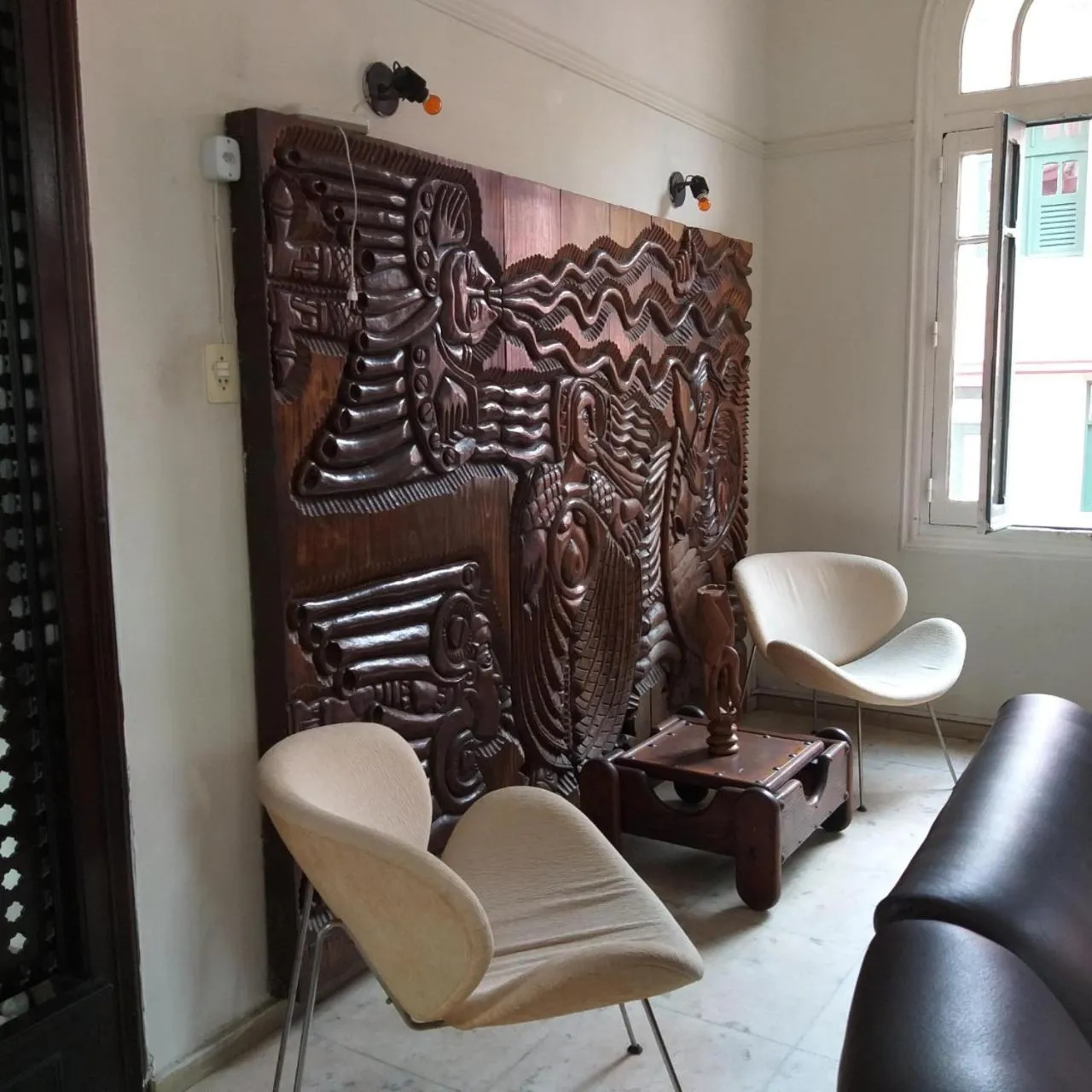 Communal lounge/ TV room in Hotel Central