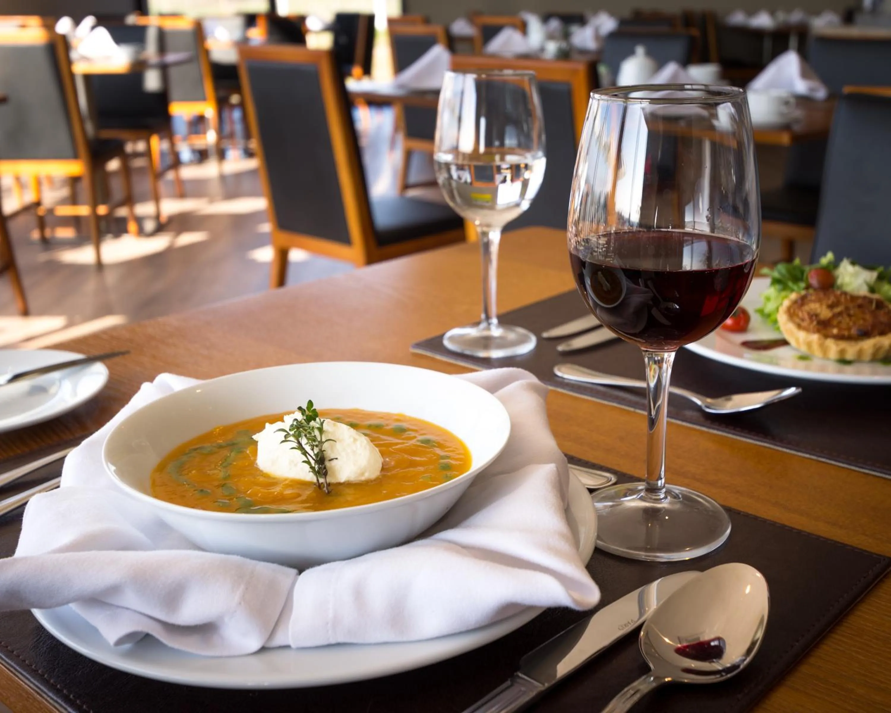 Food close-up in Salinas del Almiron Resort Termal