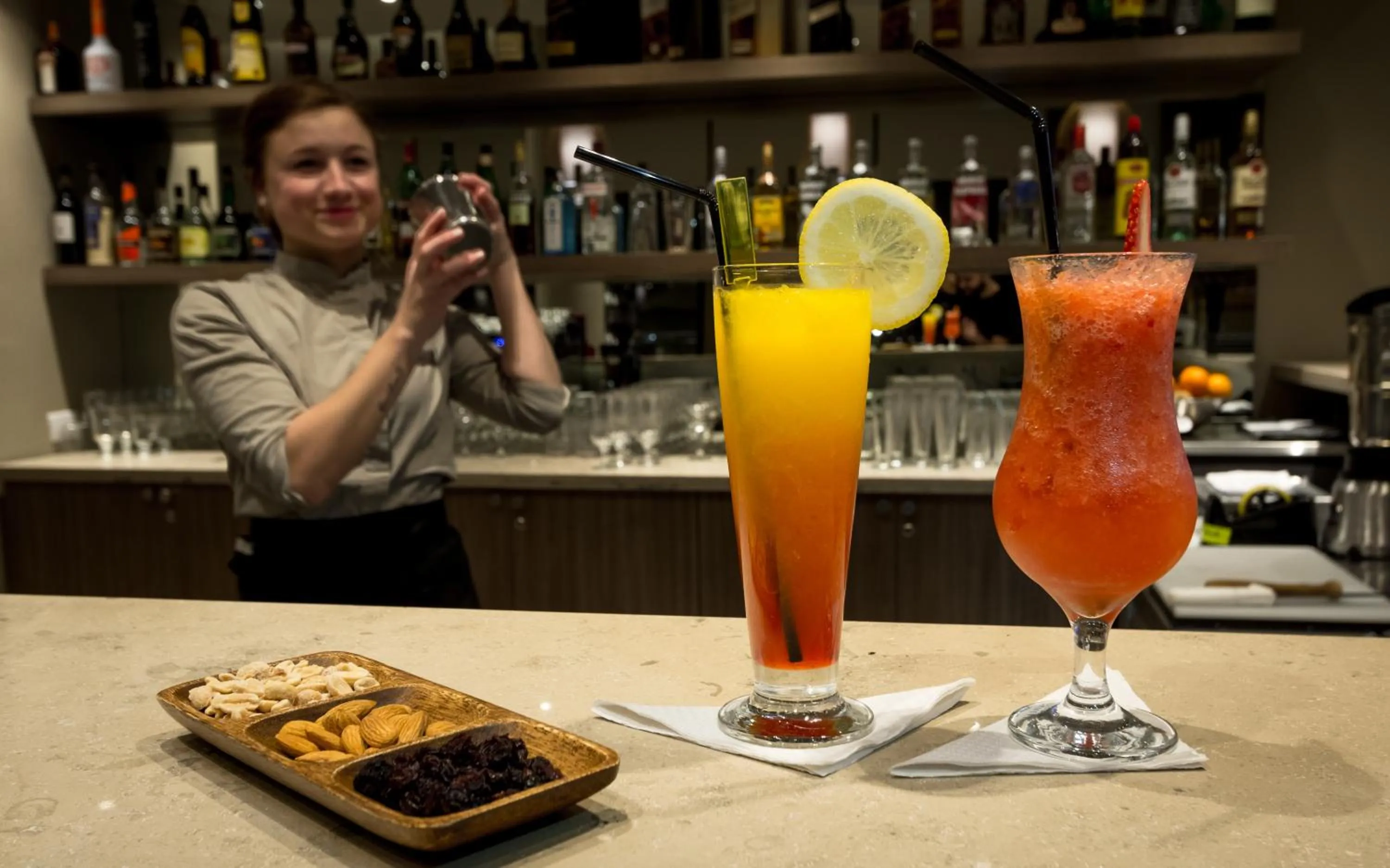 Alcoholic drinks in Salinas del Almiron Resort Termal