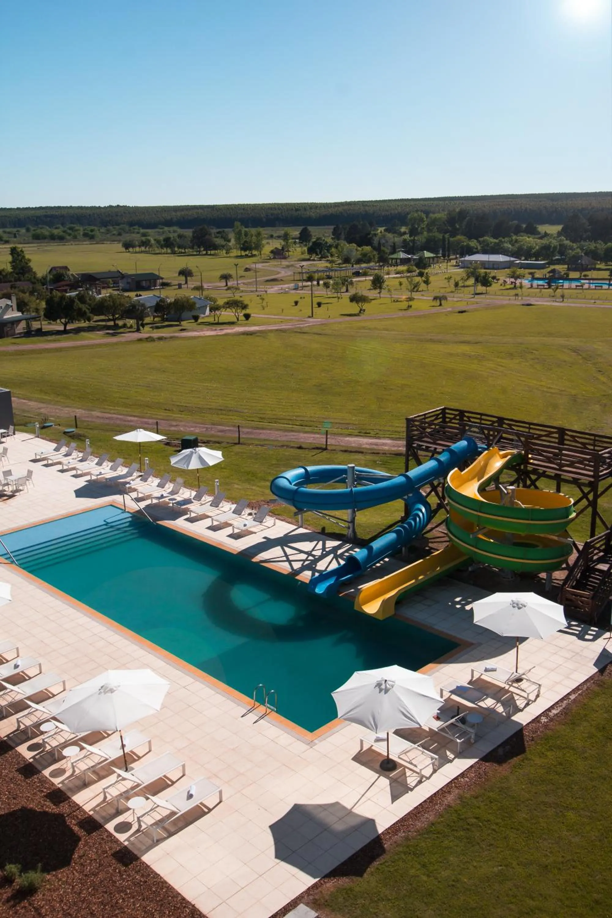 Swimming pool in Salinas del Almiron Resort Termal