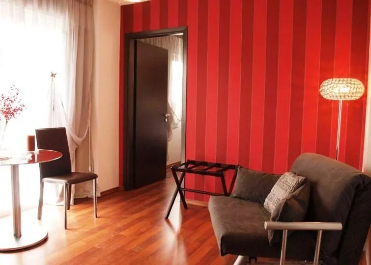 Seating area in Athens Habitat