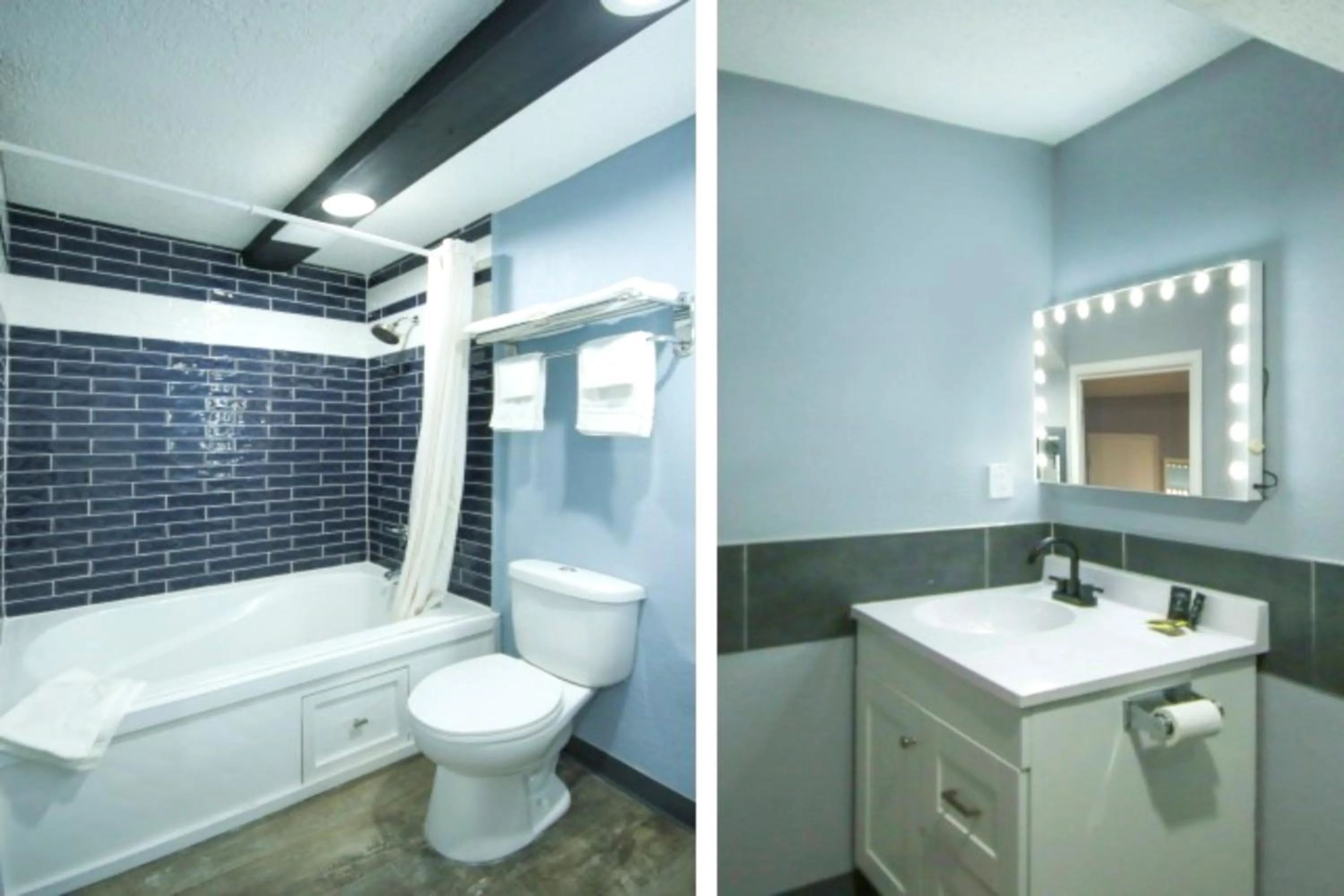 Bathroom in Marshall Lodge By OYO Hwy 65