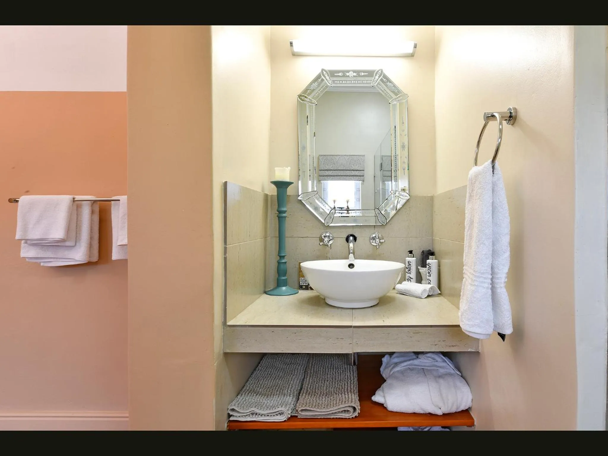 Bathroom in Petit & Grande Plaisir luxury self-catering