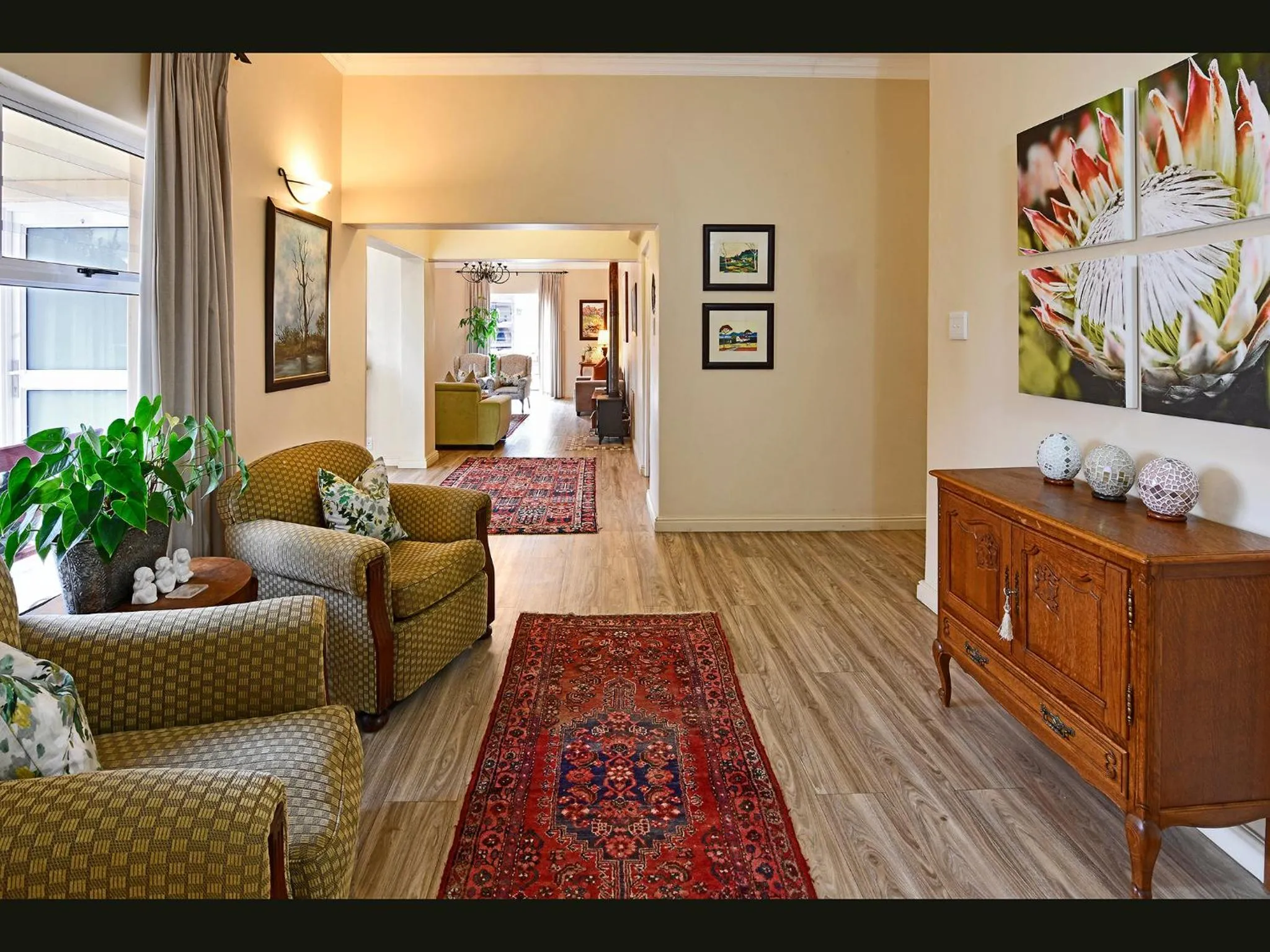 Living room in Petit & Grande Plaisir luxury self-catering