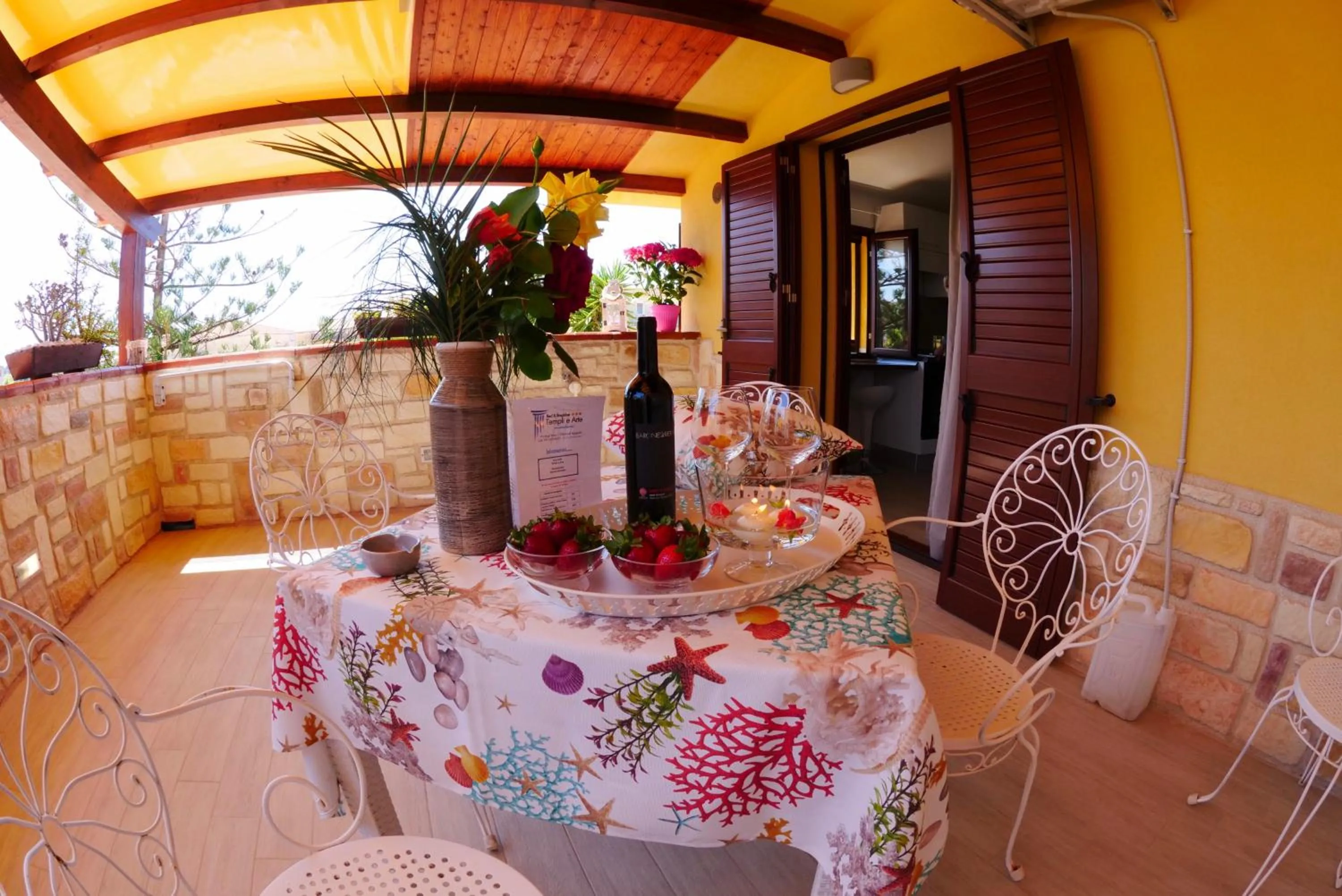 Balcony/Terrace in B&B Templi e Arte