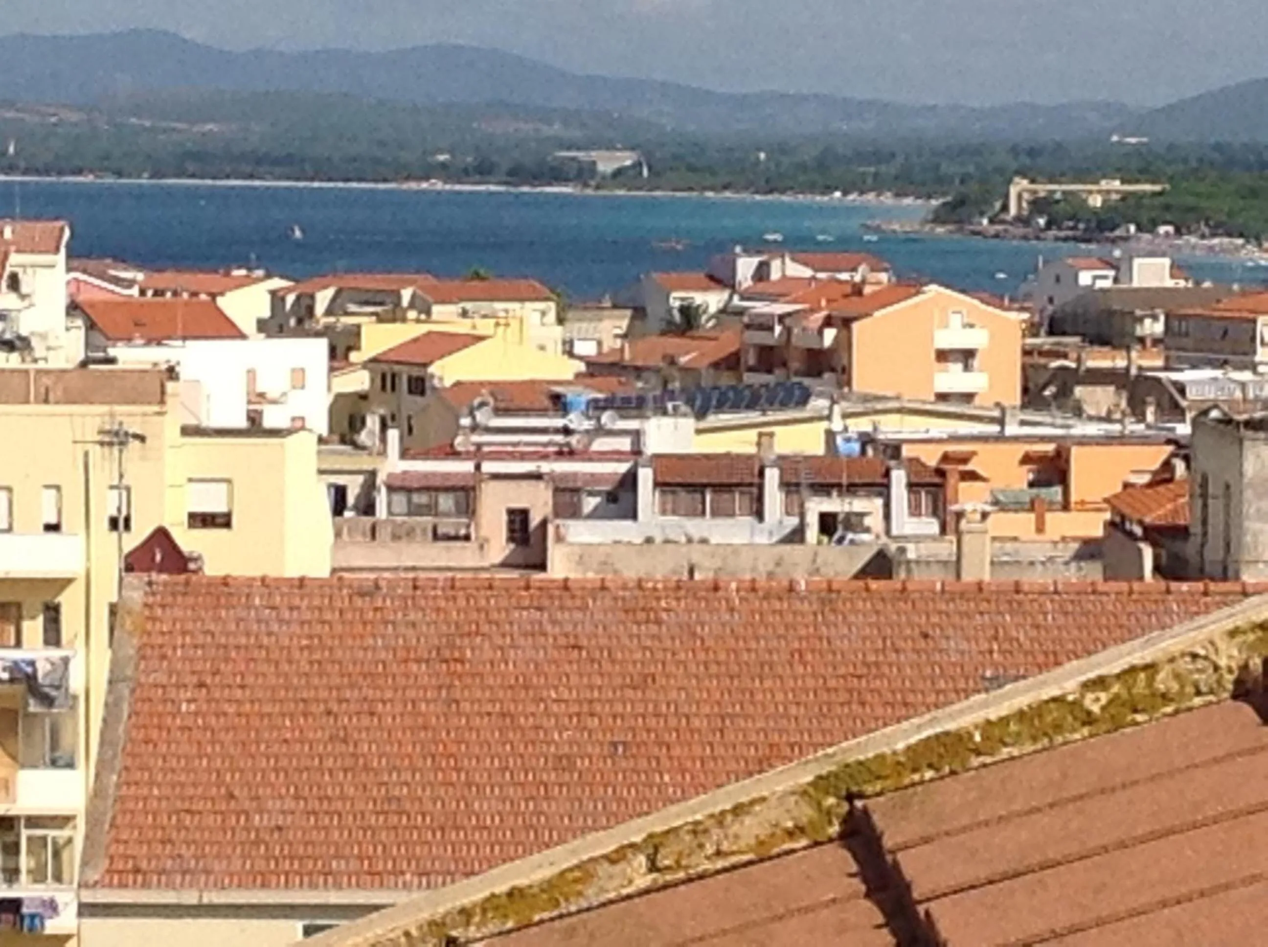 Sea view in B&B Su Canistreddu