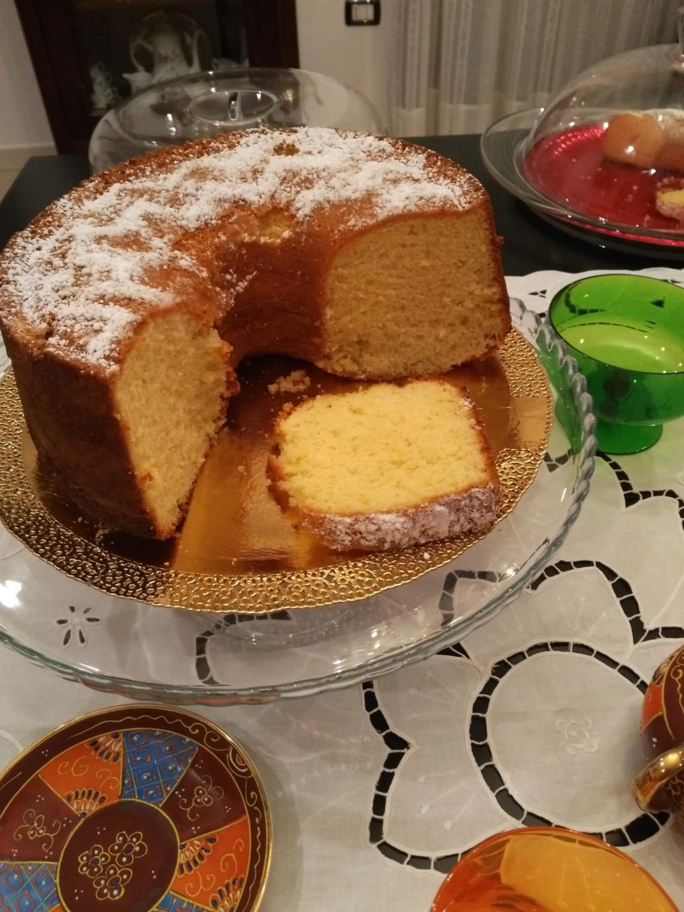 Food close-up in B&B Su Canistreddu