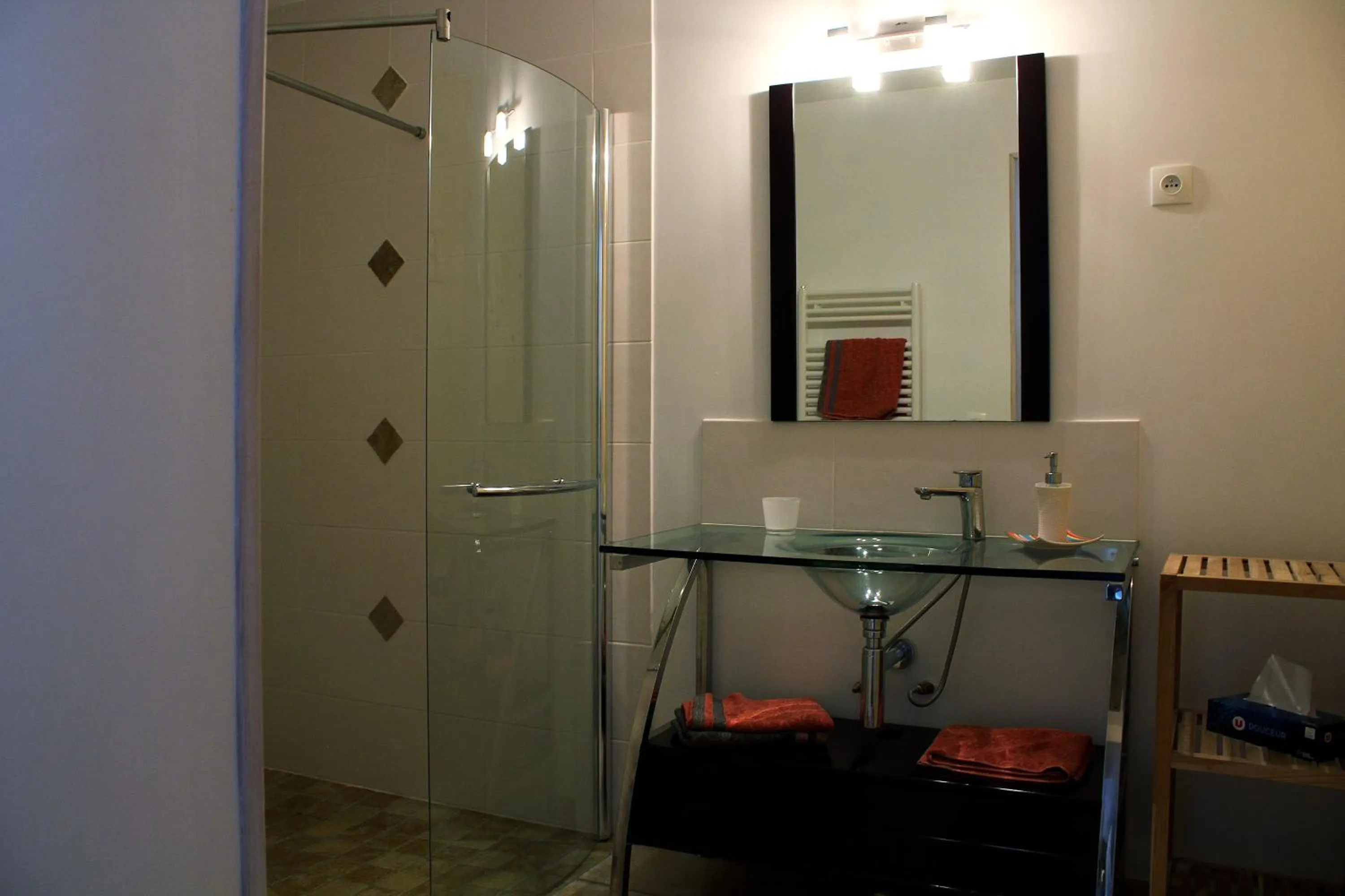 Bathroom in Moulin Pont Vieux Chambres d'hôtes