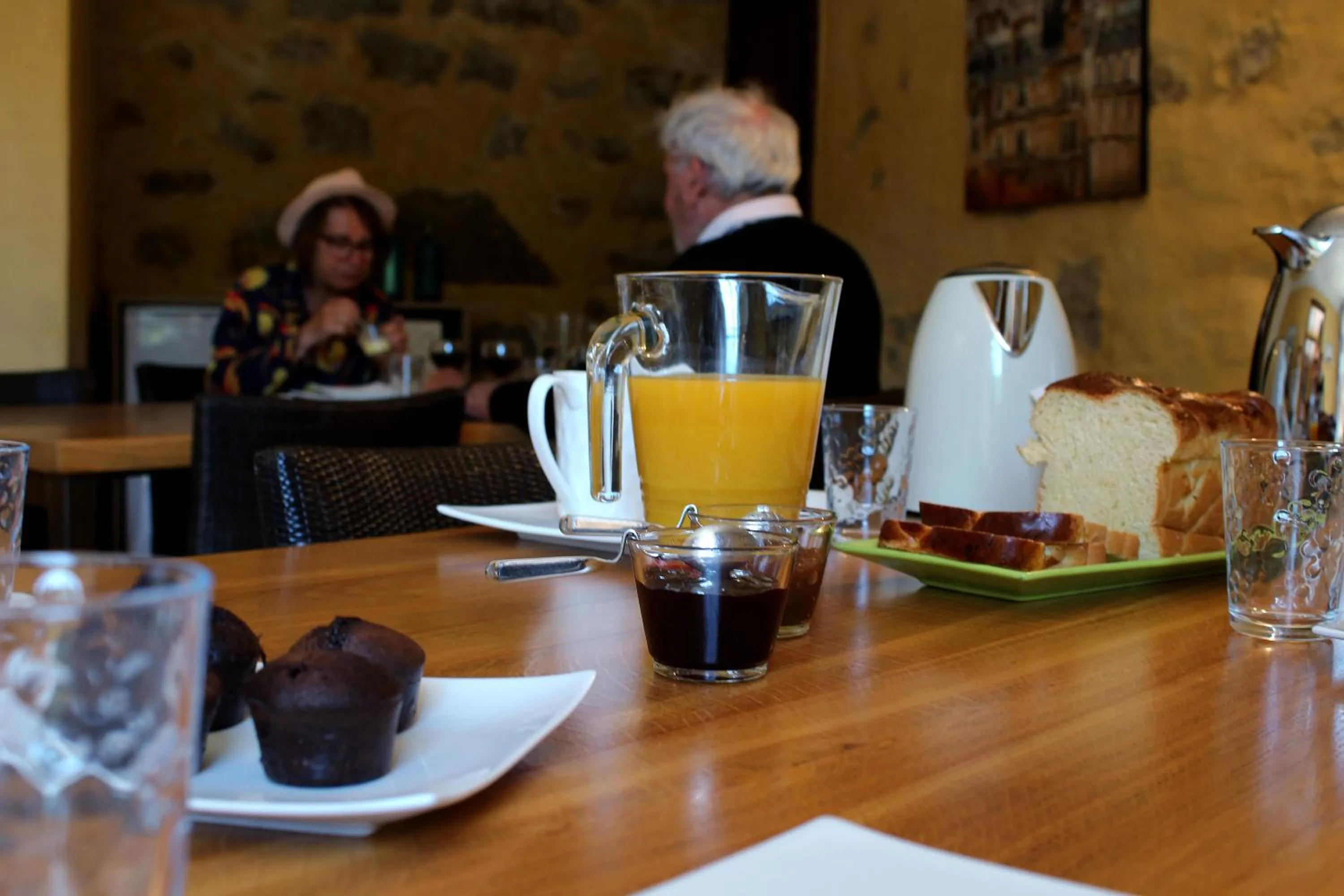 Continental breakfast in Moulin Pont Vieux Chambres d'hôtes
