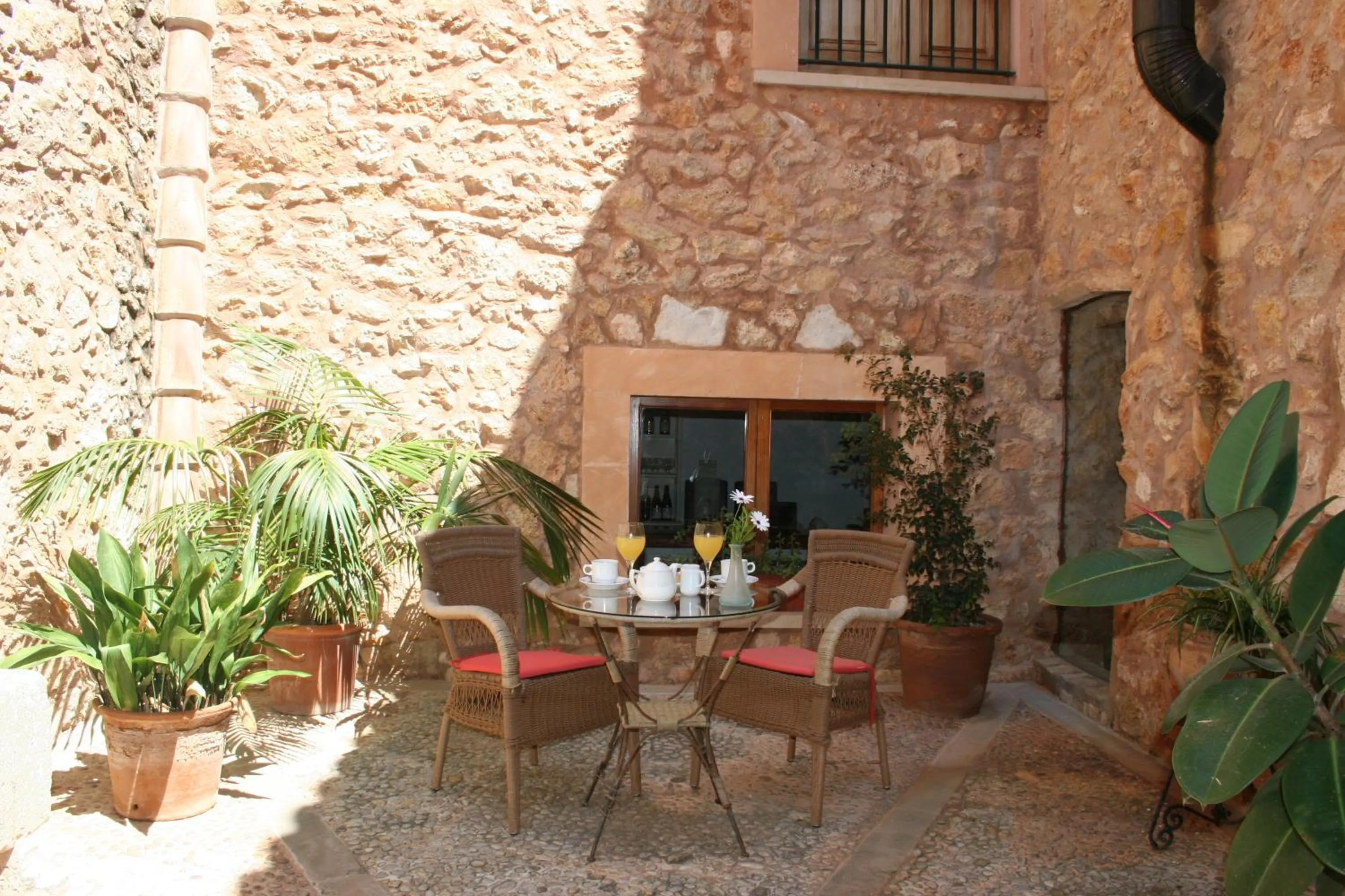 Patio in Boutique Hotel Sa Galera