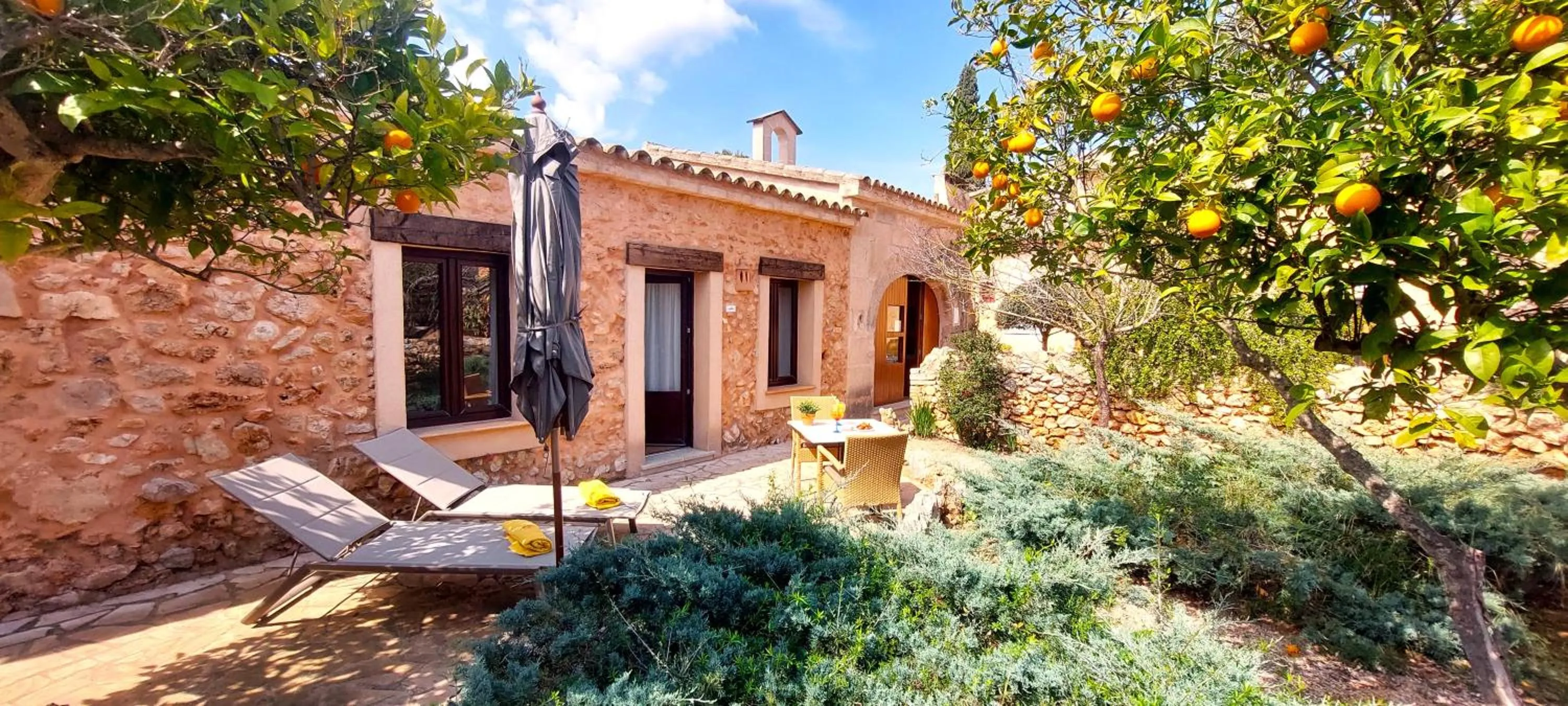 Garden view in Boutique Hotel Sa Galera