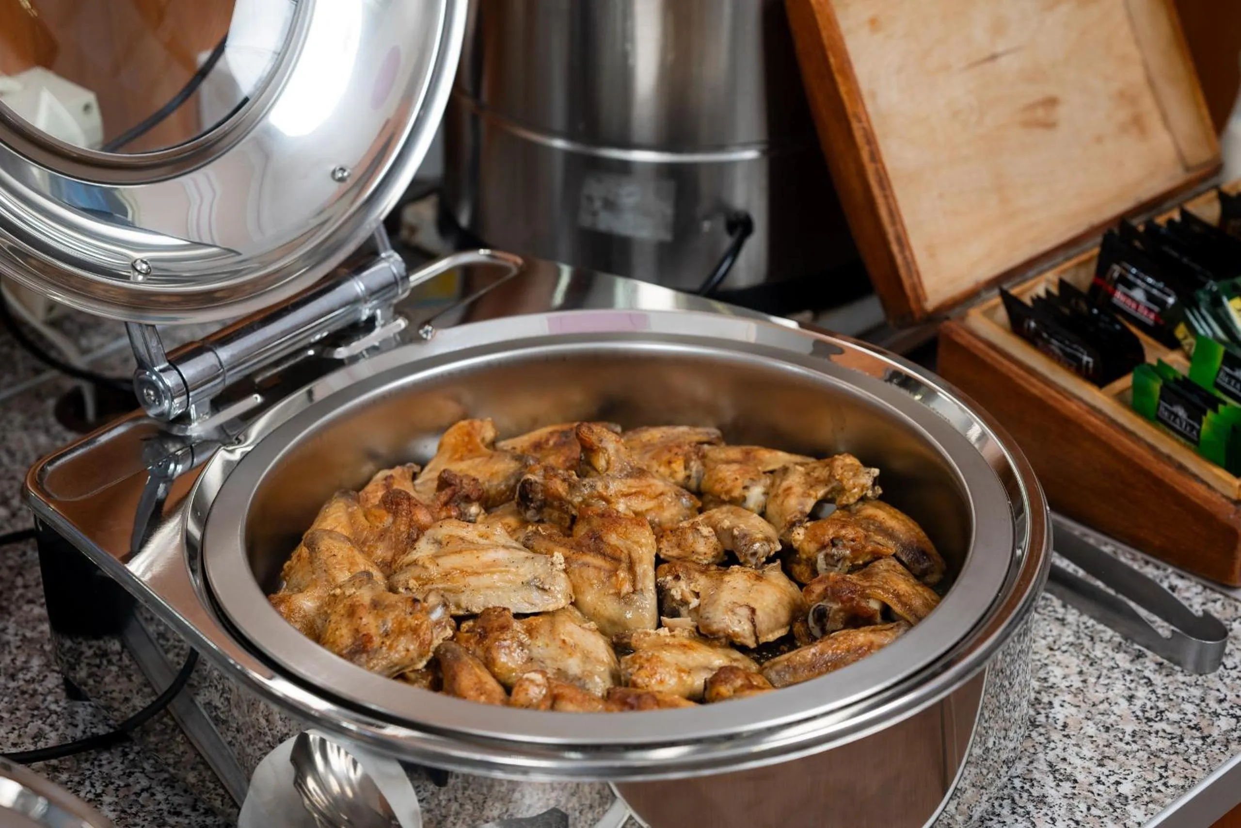 Buffet breakfast in Aktobe Hotel