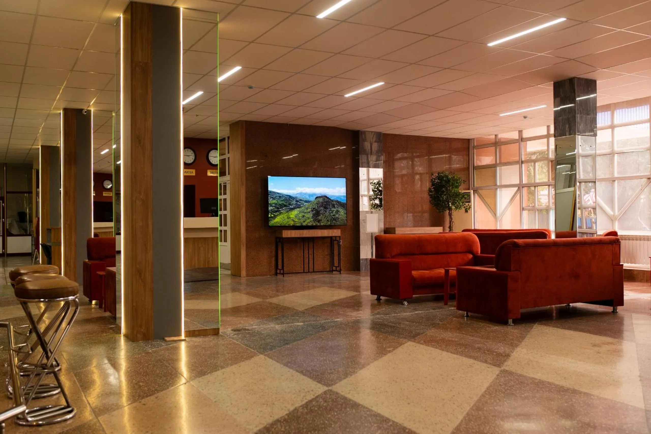 Lobby or reception in Aktobe Hotel