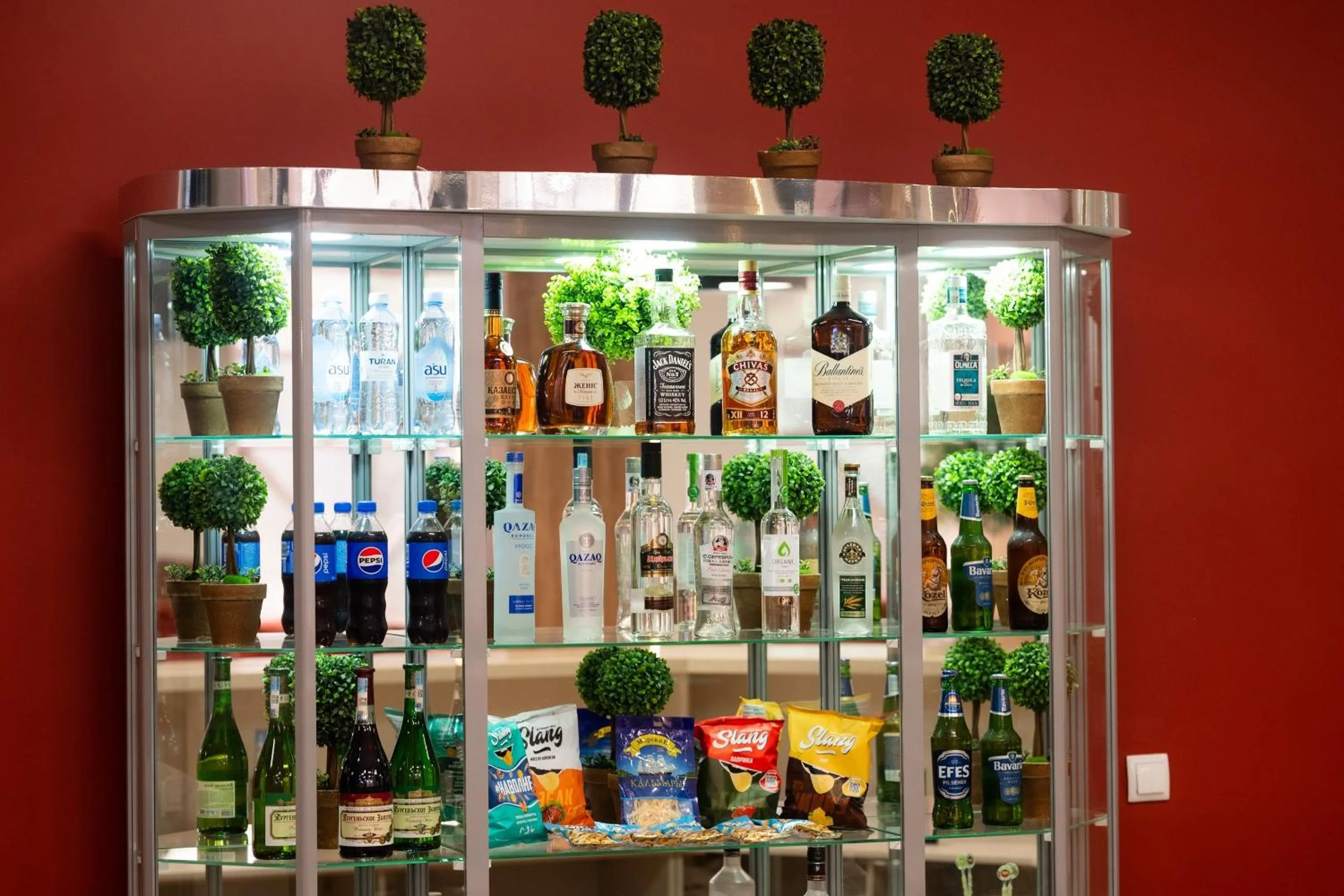 Lounge or bar in Aktobe Hotel