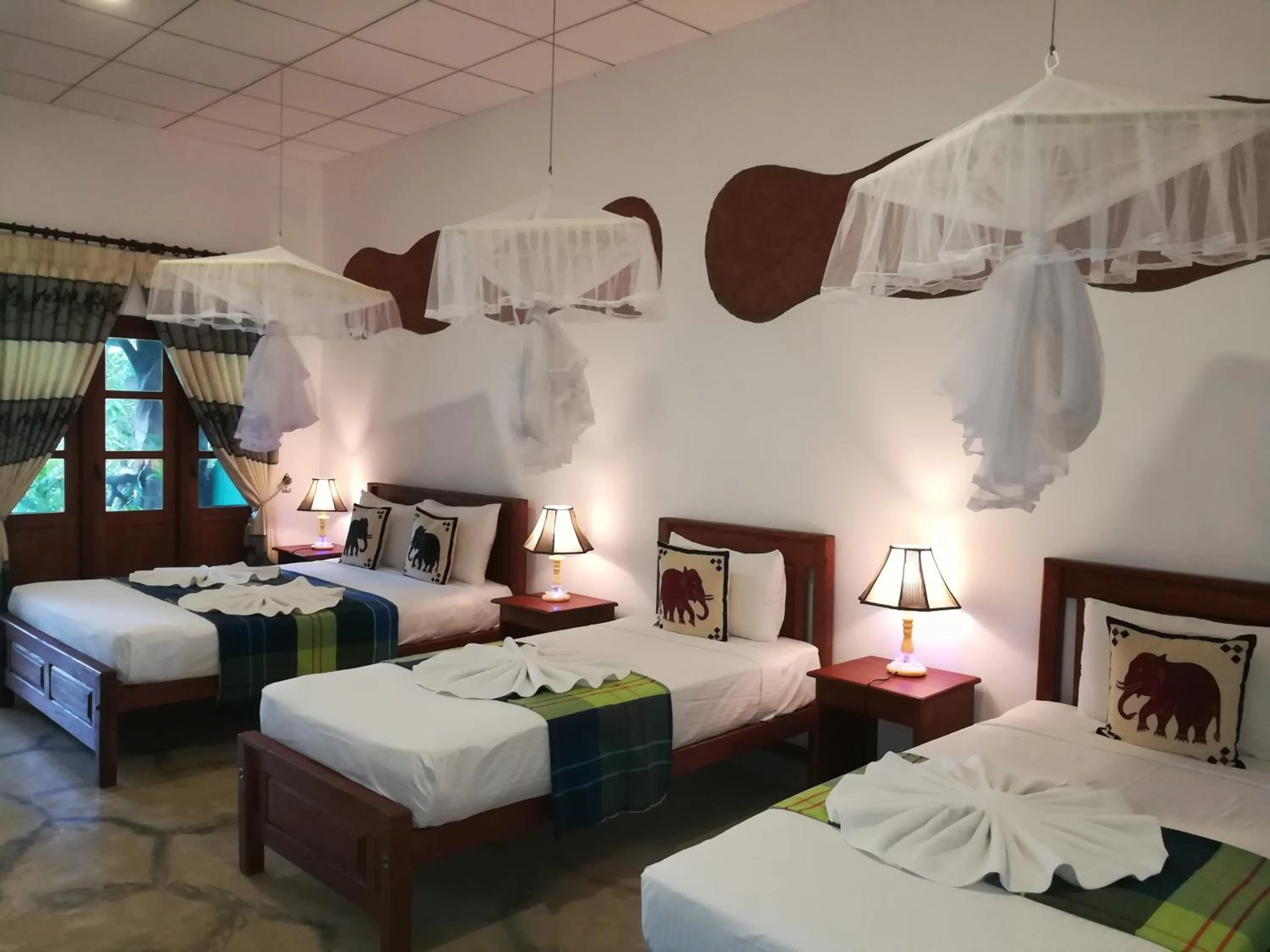 Bedroom, Bed in The Nature Park Villa