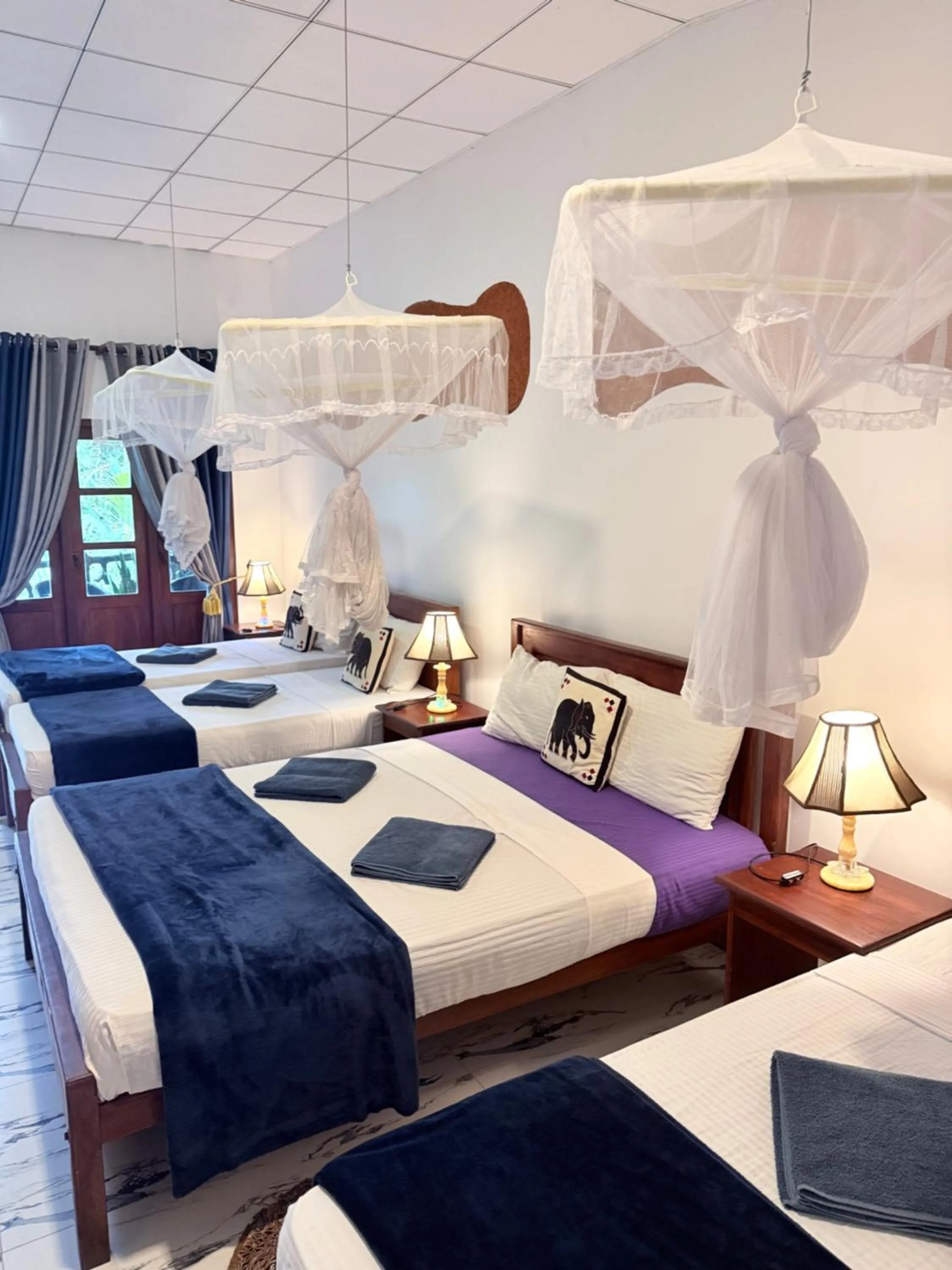 Bedroom, Bed in The Nature Park Villa