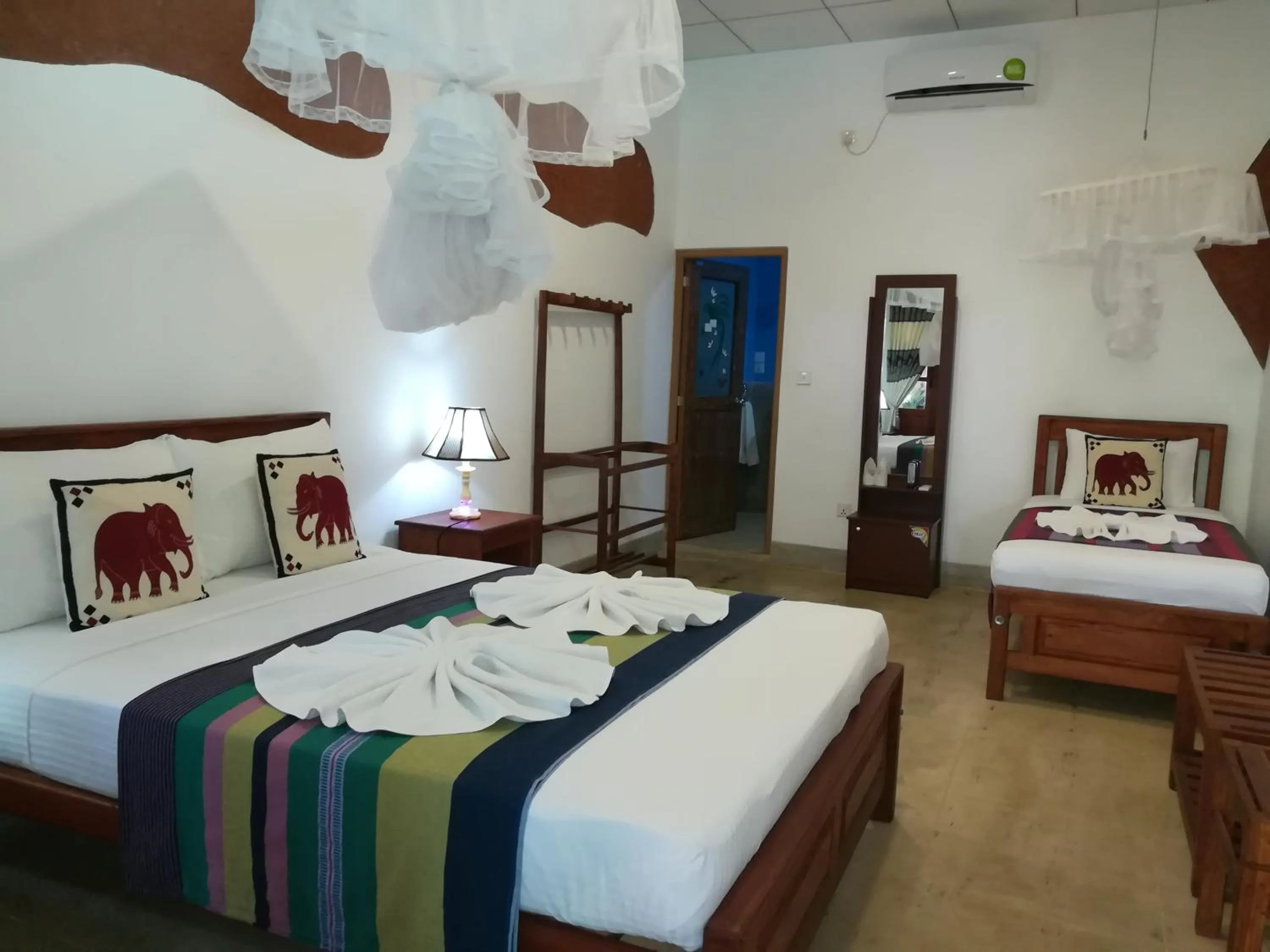 Bedroom, Bed in The Nature Park Villa