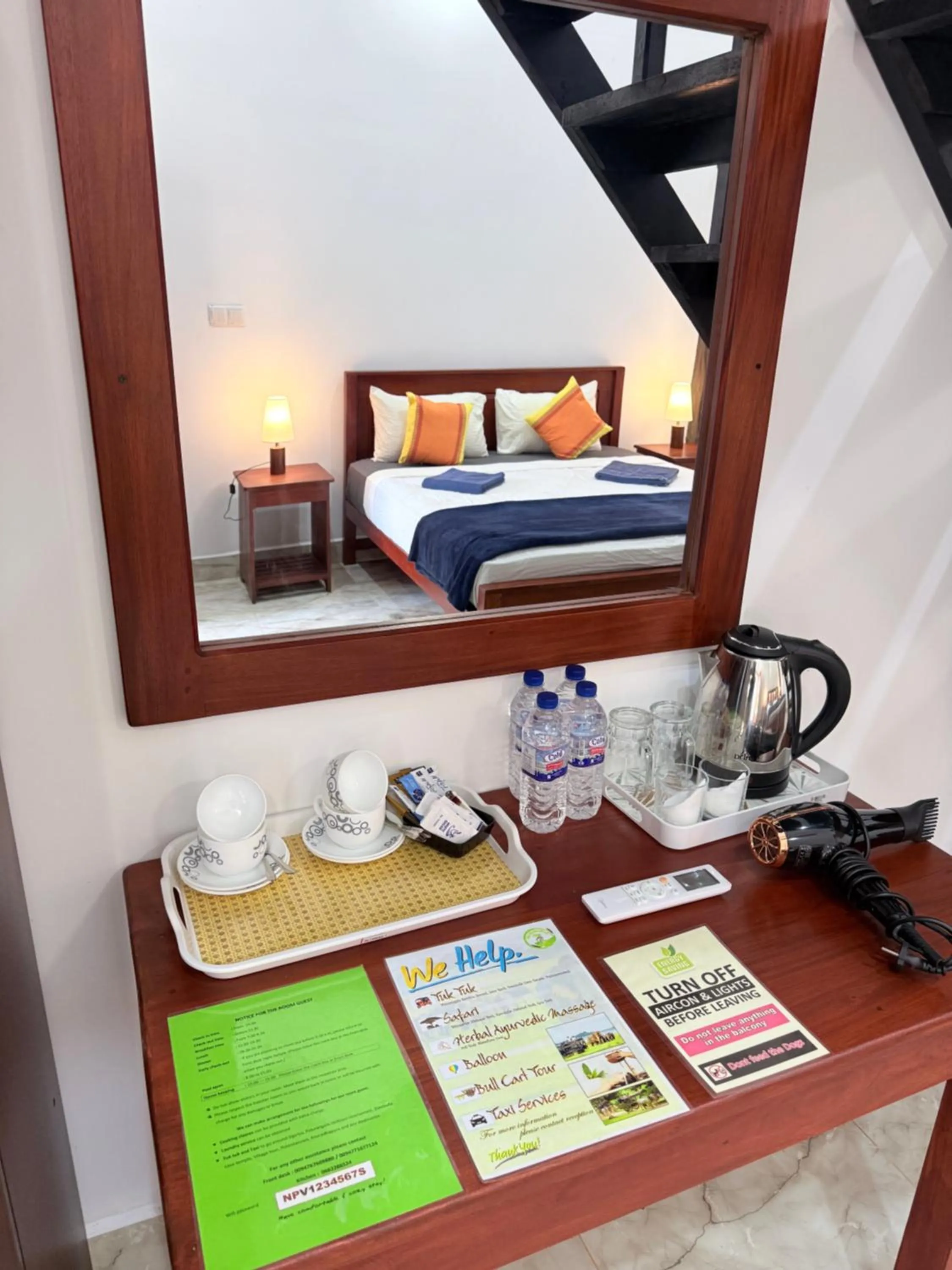 Coffee/tea facilities, Bed in The Nature Park Villa