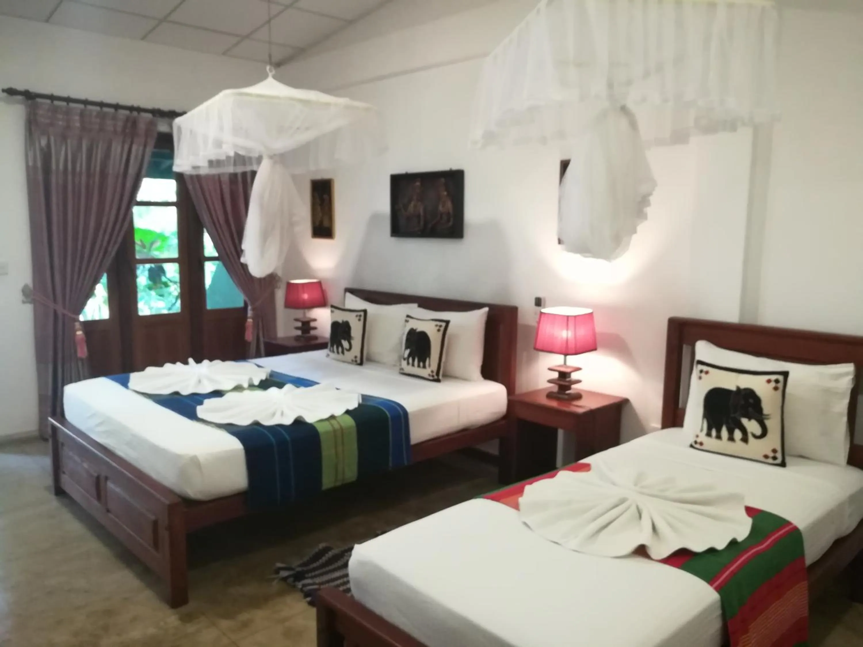 Bedroom, Bed in The Nature Park Villa