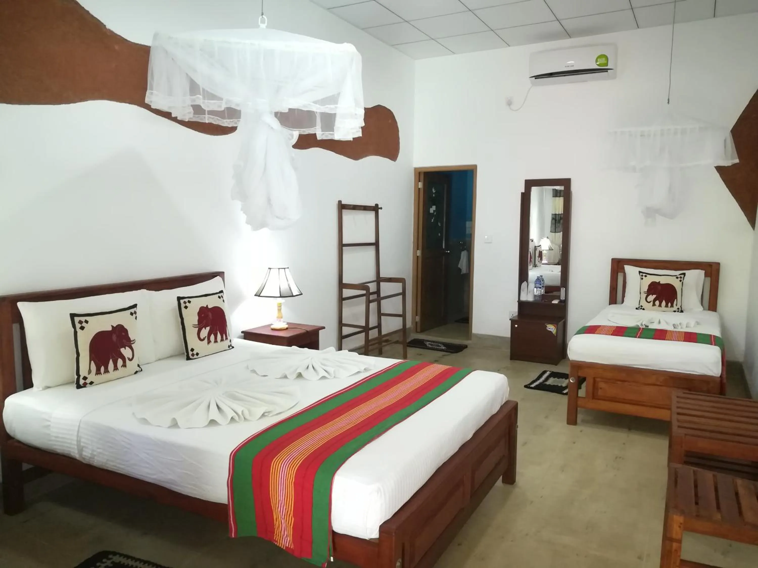 Bedroom, Bed in The Nature Park Villa