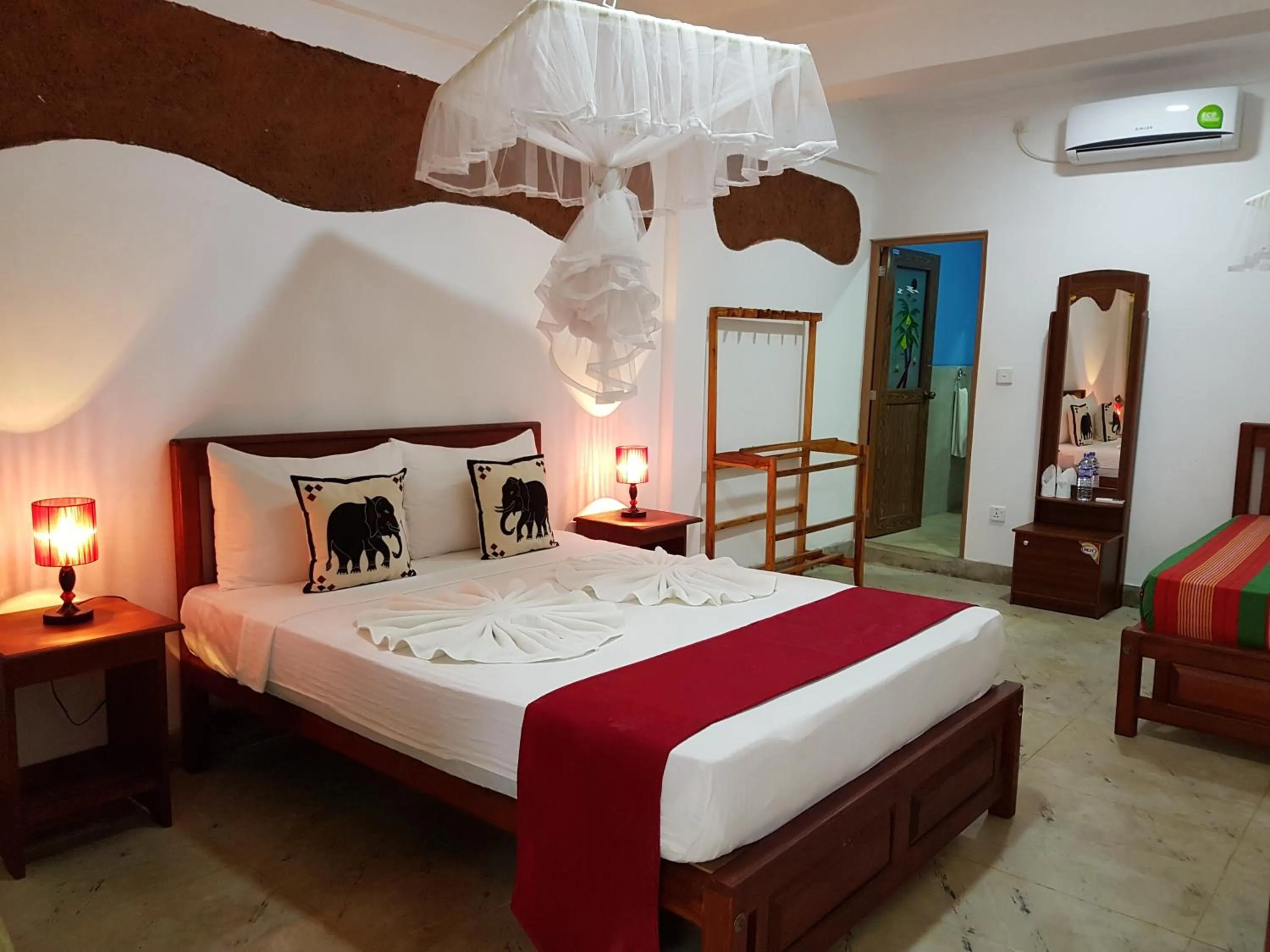 Bedroom, Bed in The Nature Park Villa