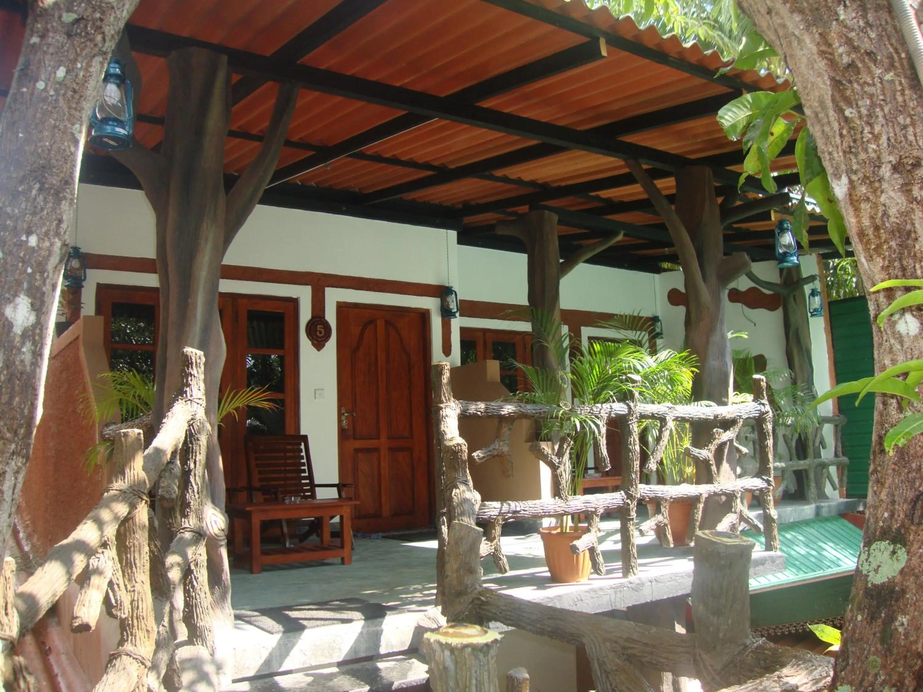 Balcony/Terrace in The Nature Park Villa