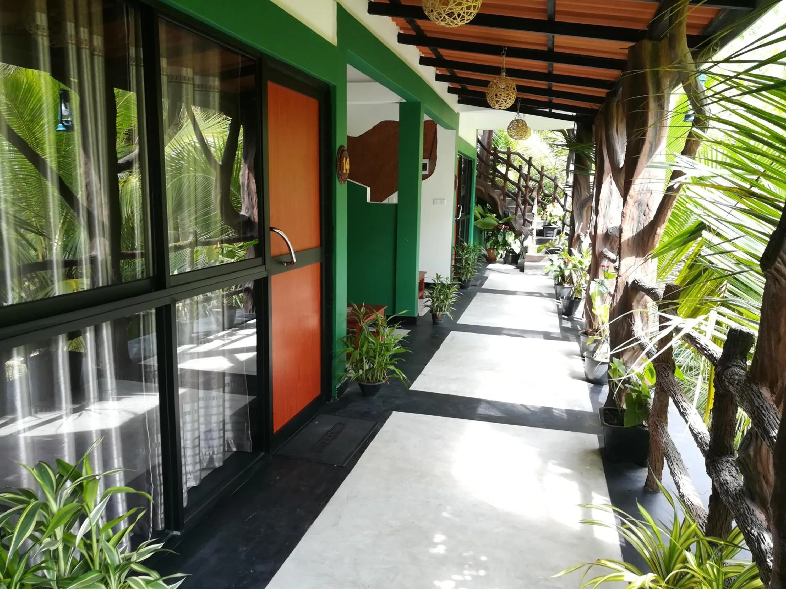 Balcony/Terrace in The Nature Park Villa