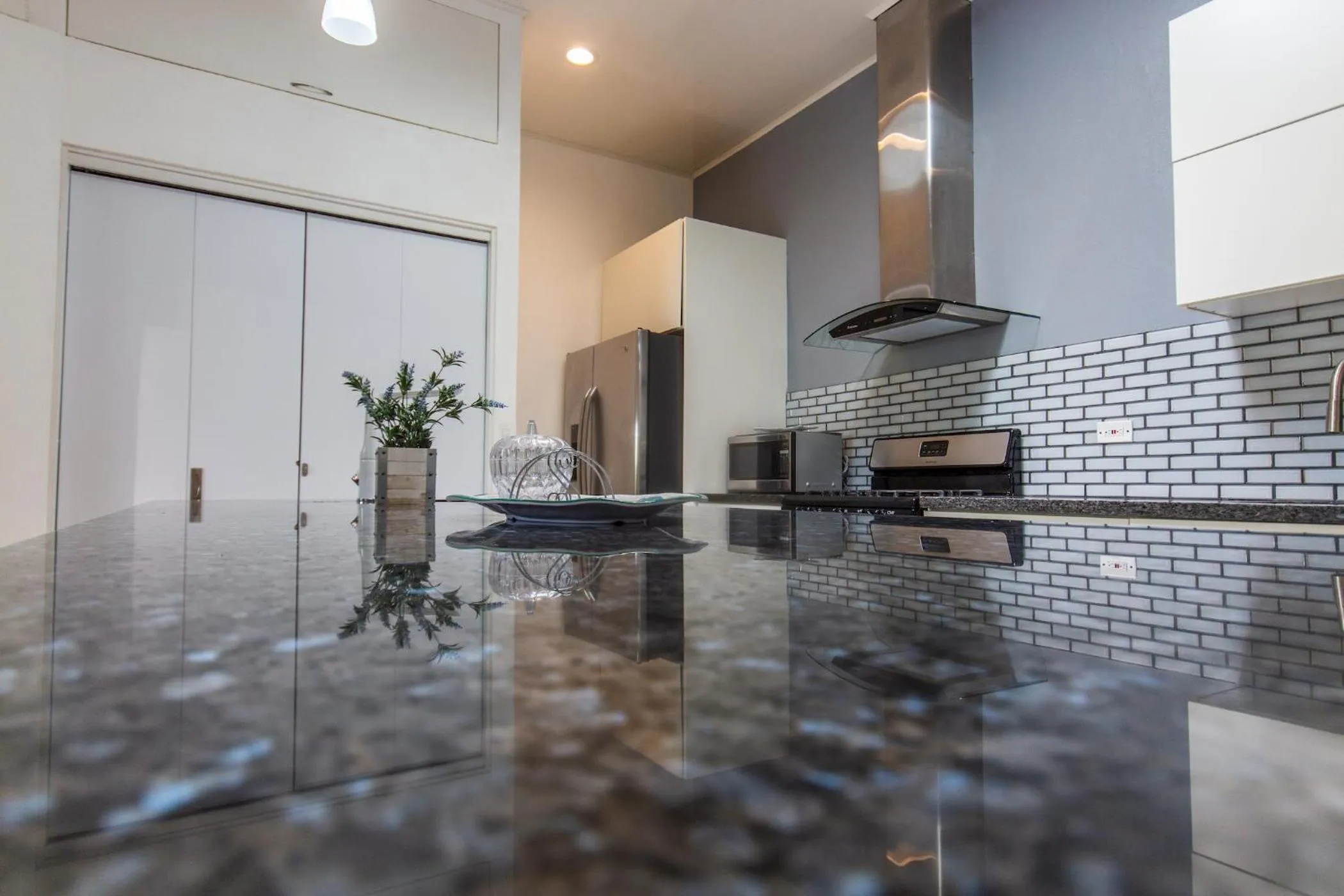 Kitchen or kitchenette in Hotel Cabinas el Tecal