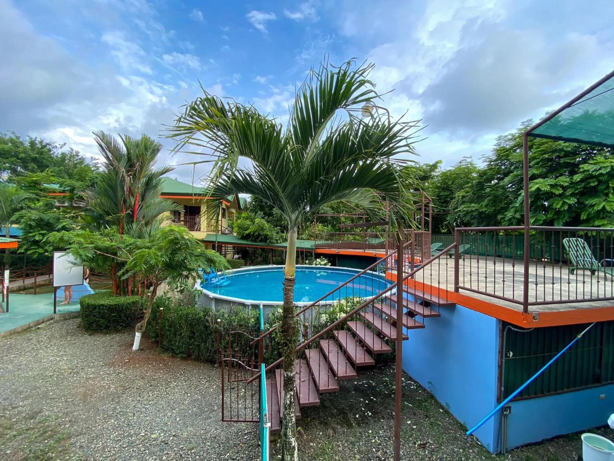 Swimming pool in Hotel Cabinas el Tecal