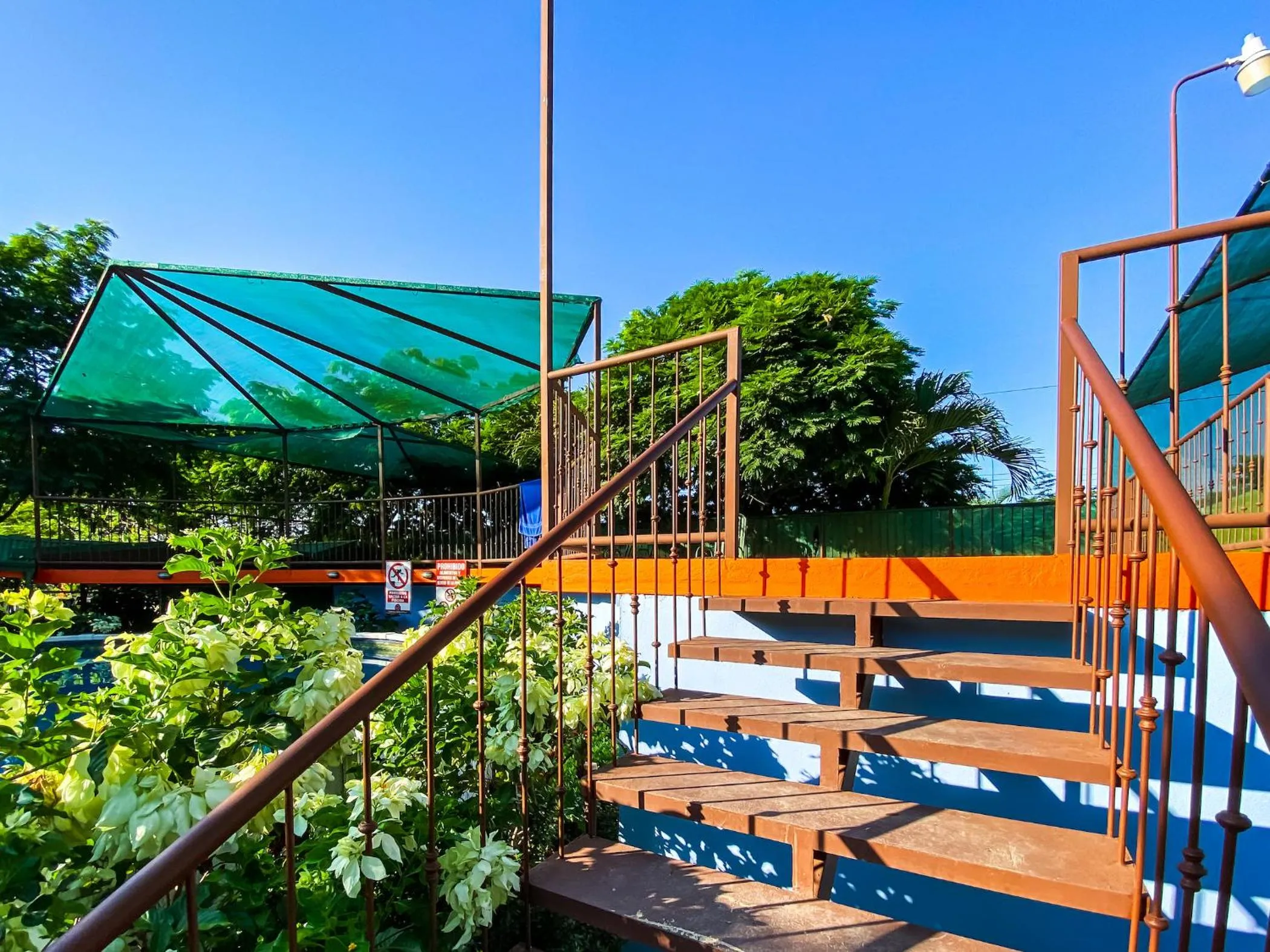 Balcony/Terrace in Hotel Cabinas el Tecal