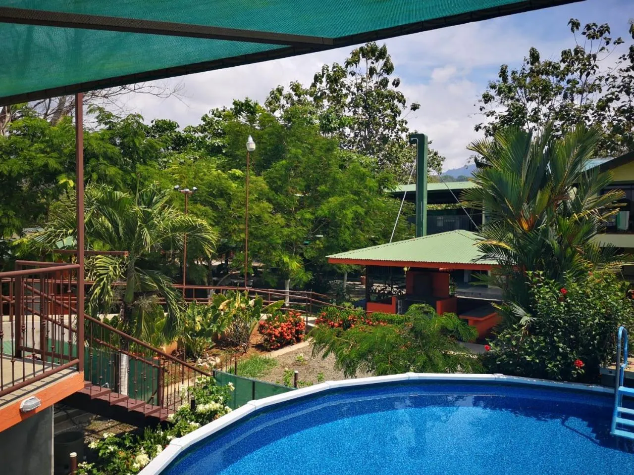 Swimming pool in Hotel Cabinas el Tecal