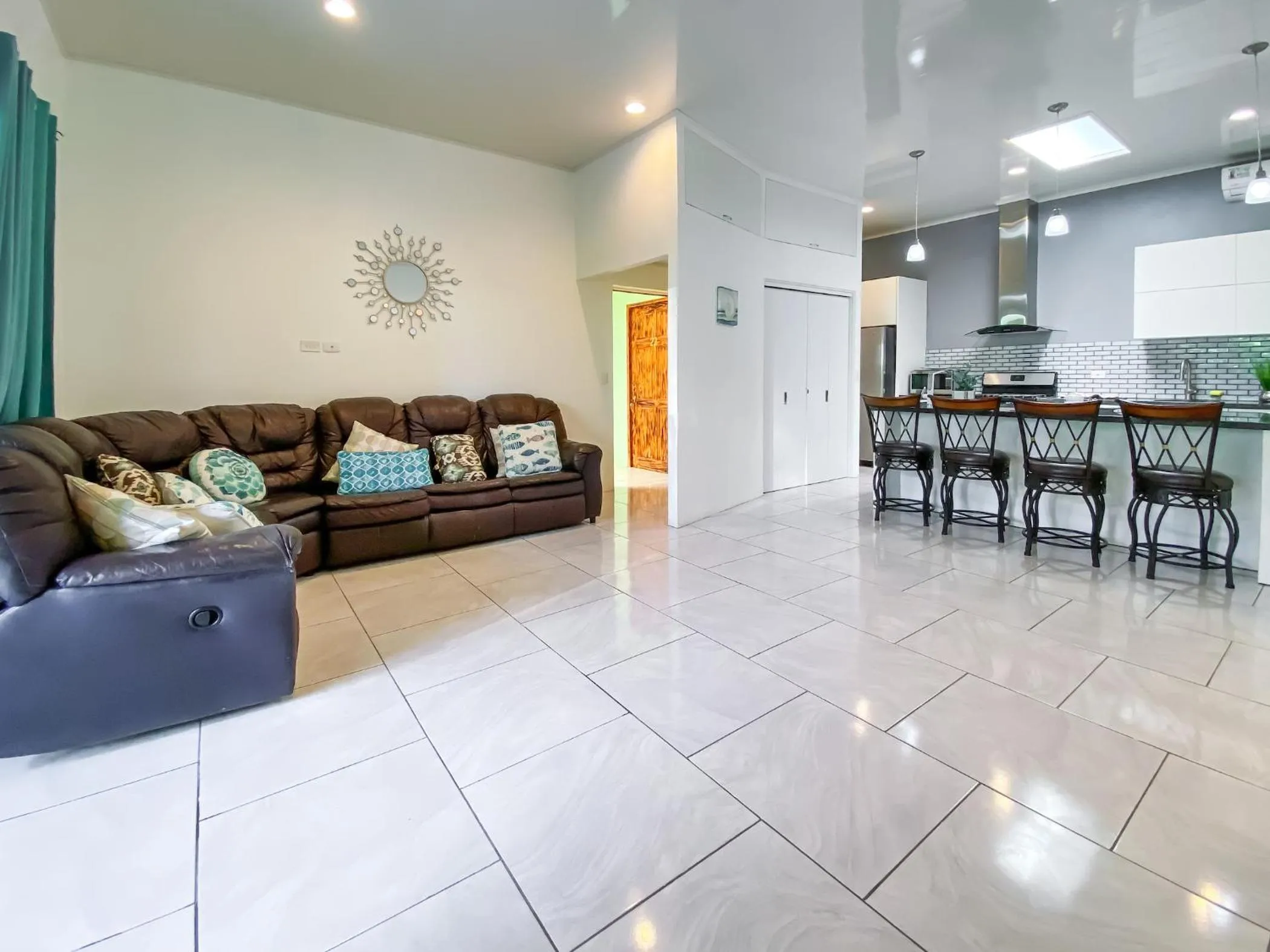 Living room in Hotel Cabinas el Tecal