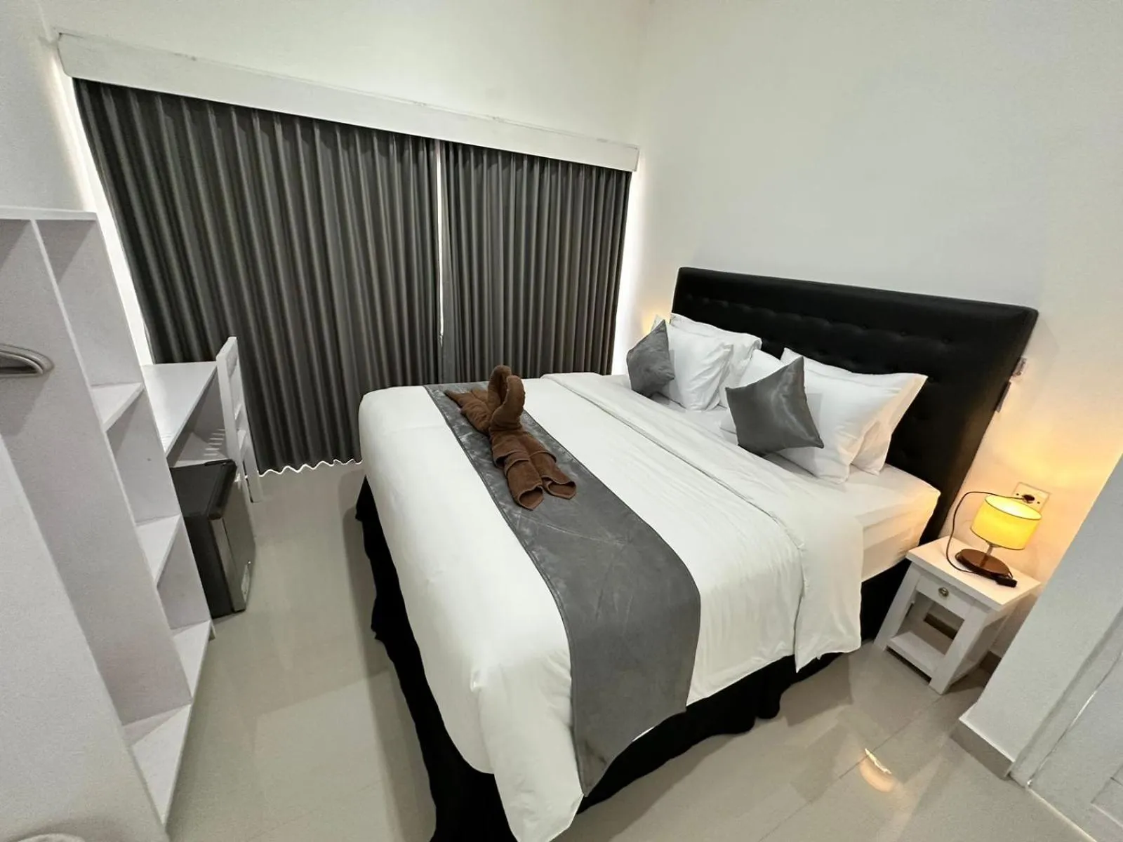 Bed in Ocean Villa Dive Resort - Tulamben