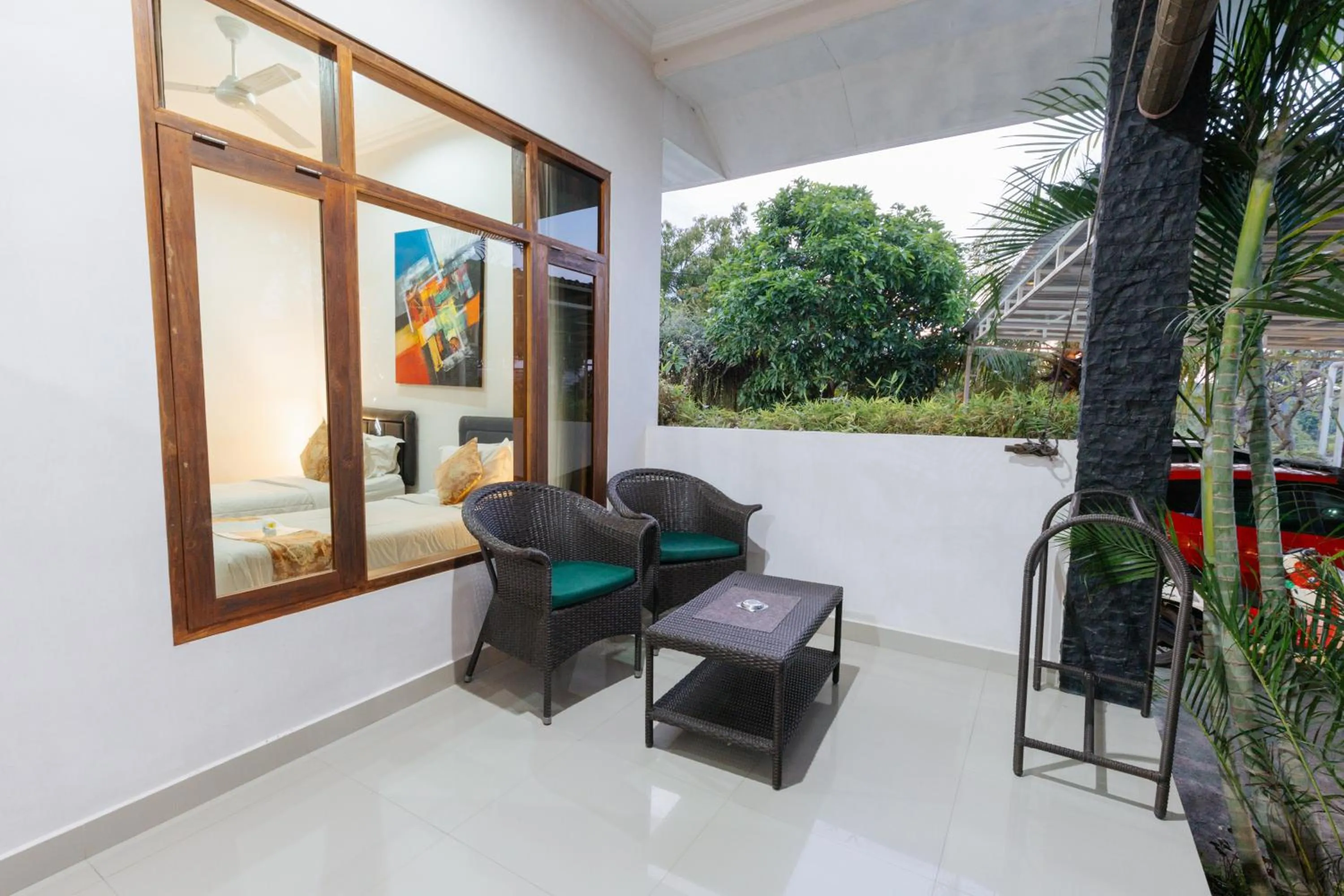 Patio in Ocean Villa Dive Resort - Tulamben