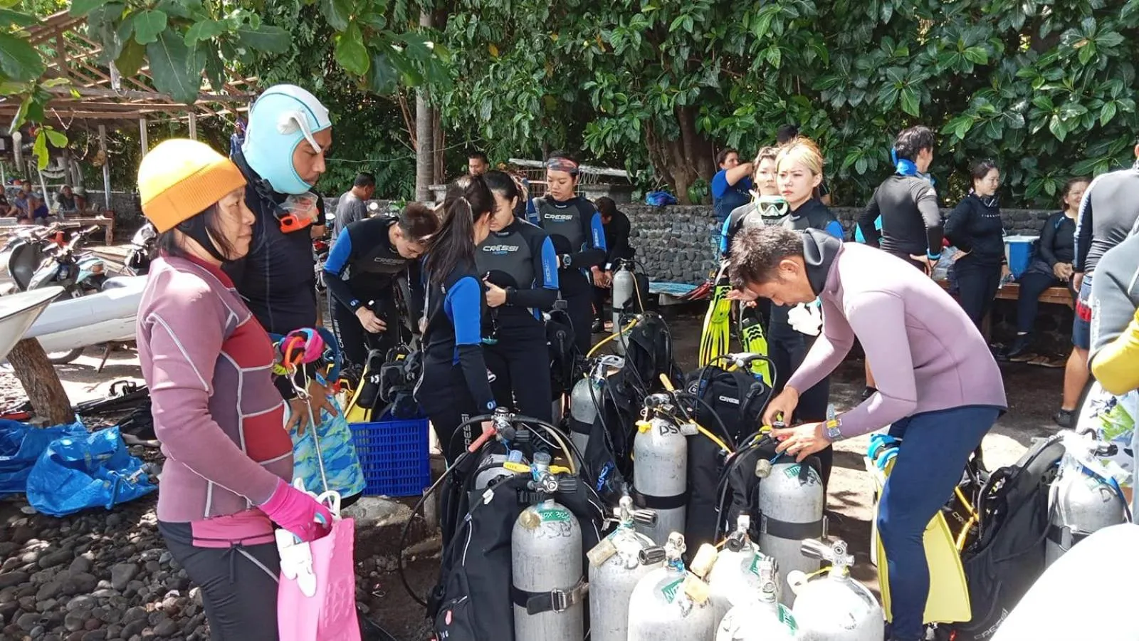 Diving in Ocean Villa Dive Resort - Tulamben