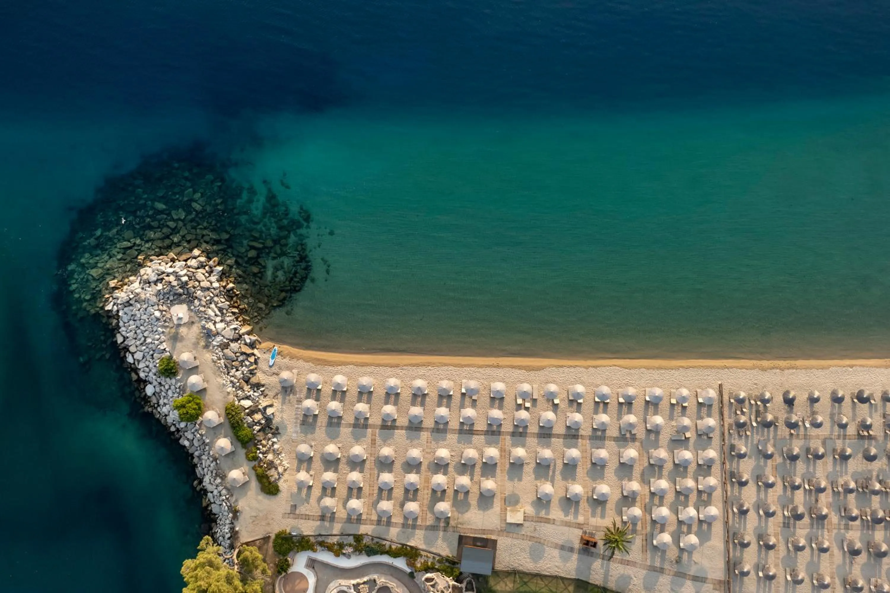 Bird's eye view in Porto Carras Meliton