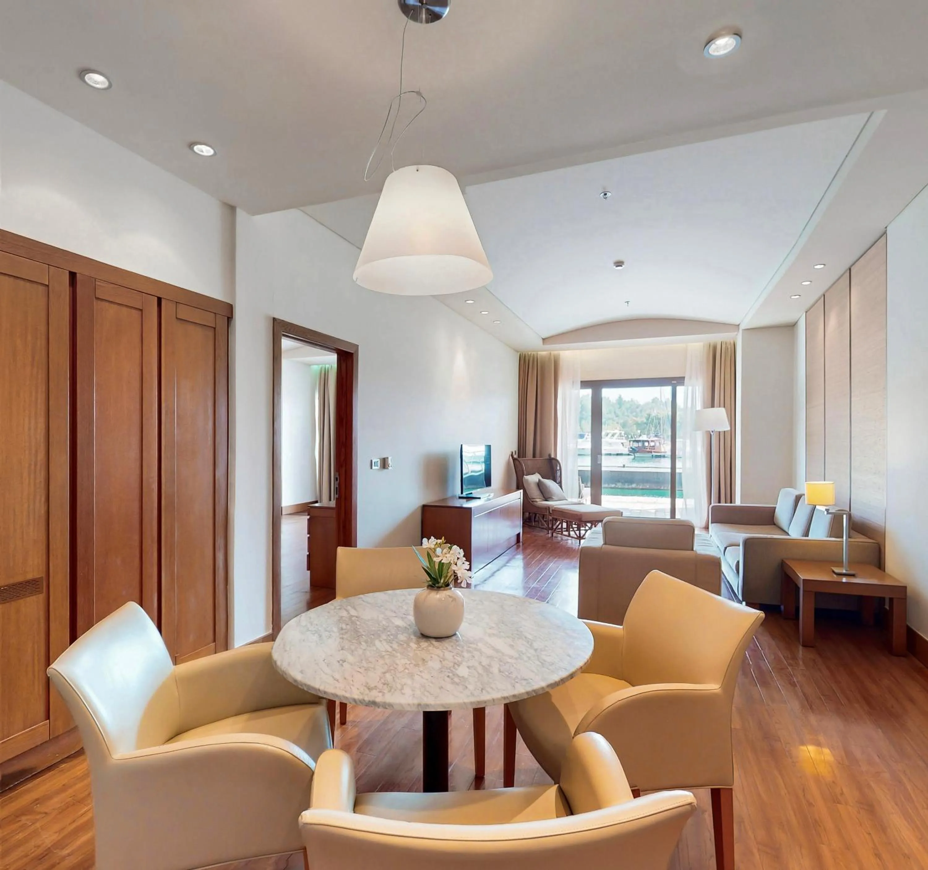 Seating area in Porto Carras Meliton