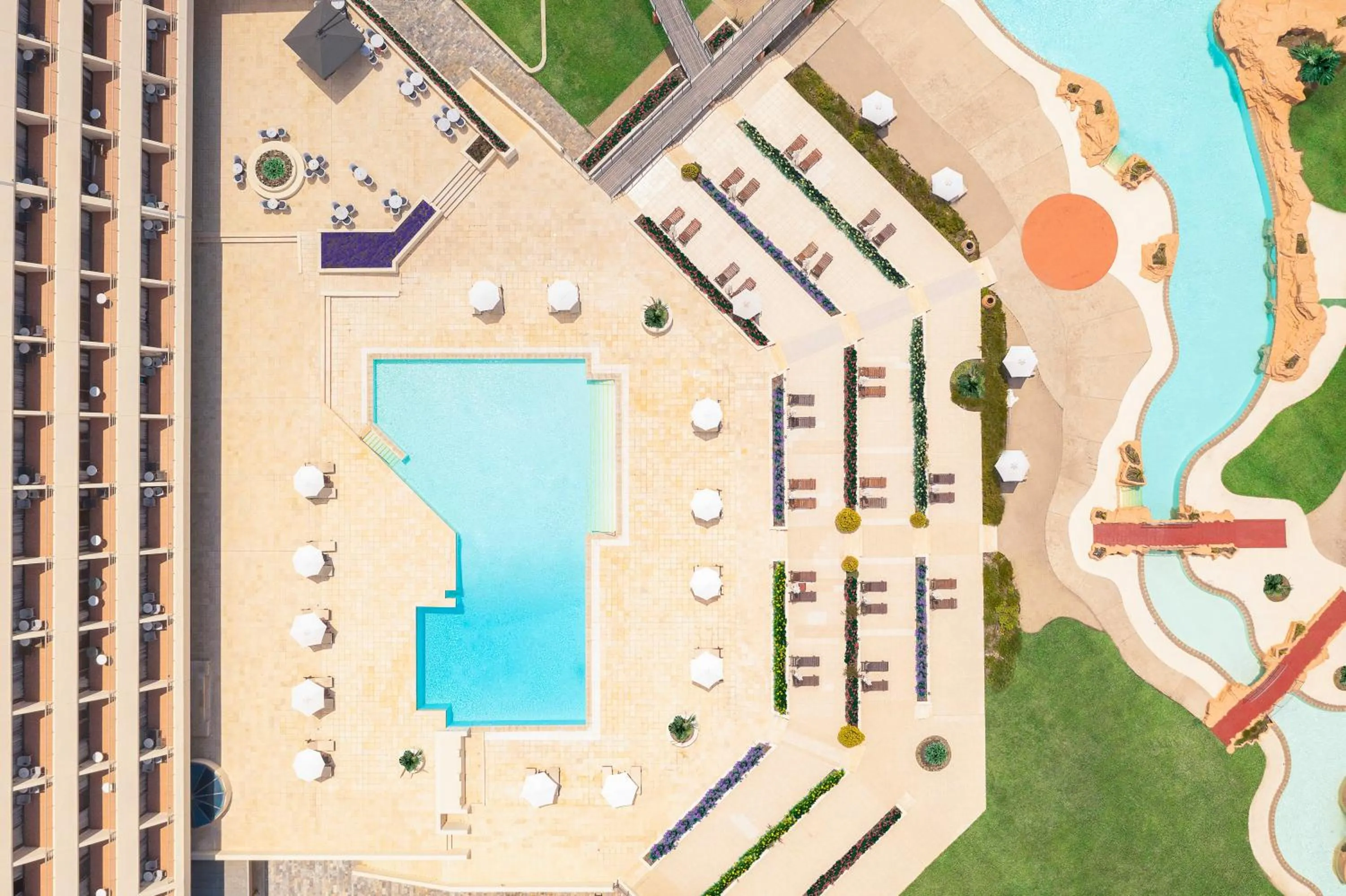 Bird's eye view in Porto Carras Meliton