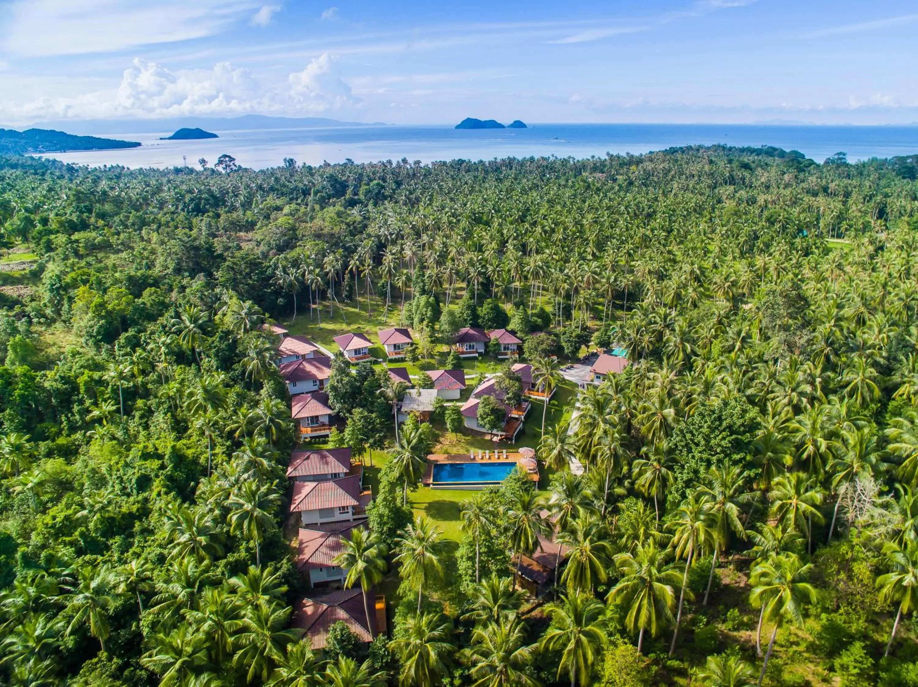 Bird's eye view in Phangan Akuna