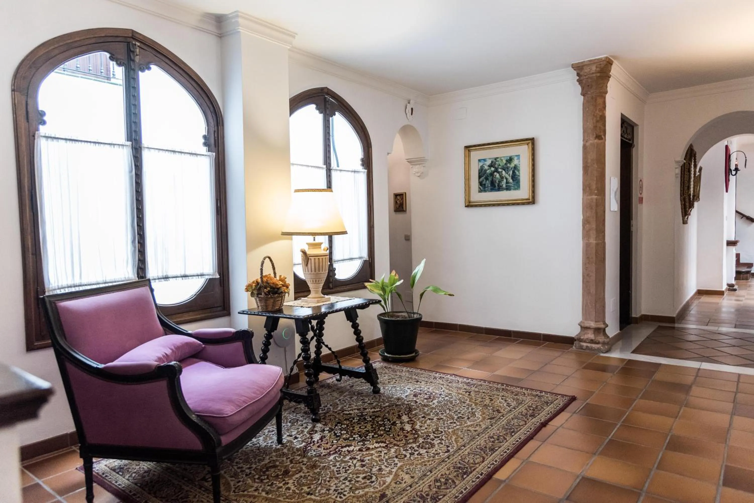 Seating area in Hotel Soho Boutique Palacio San Gabriel