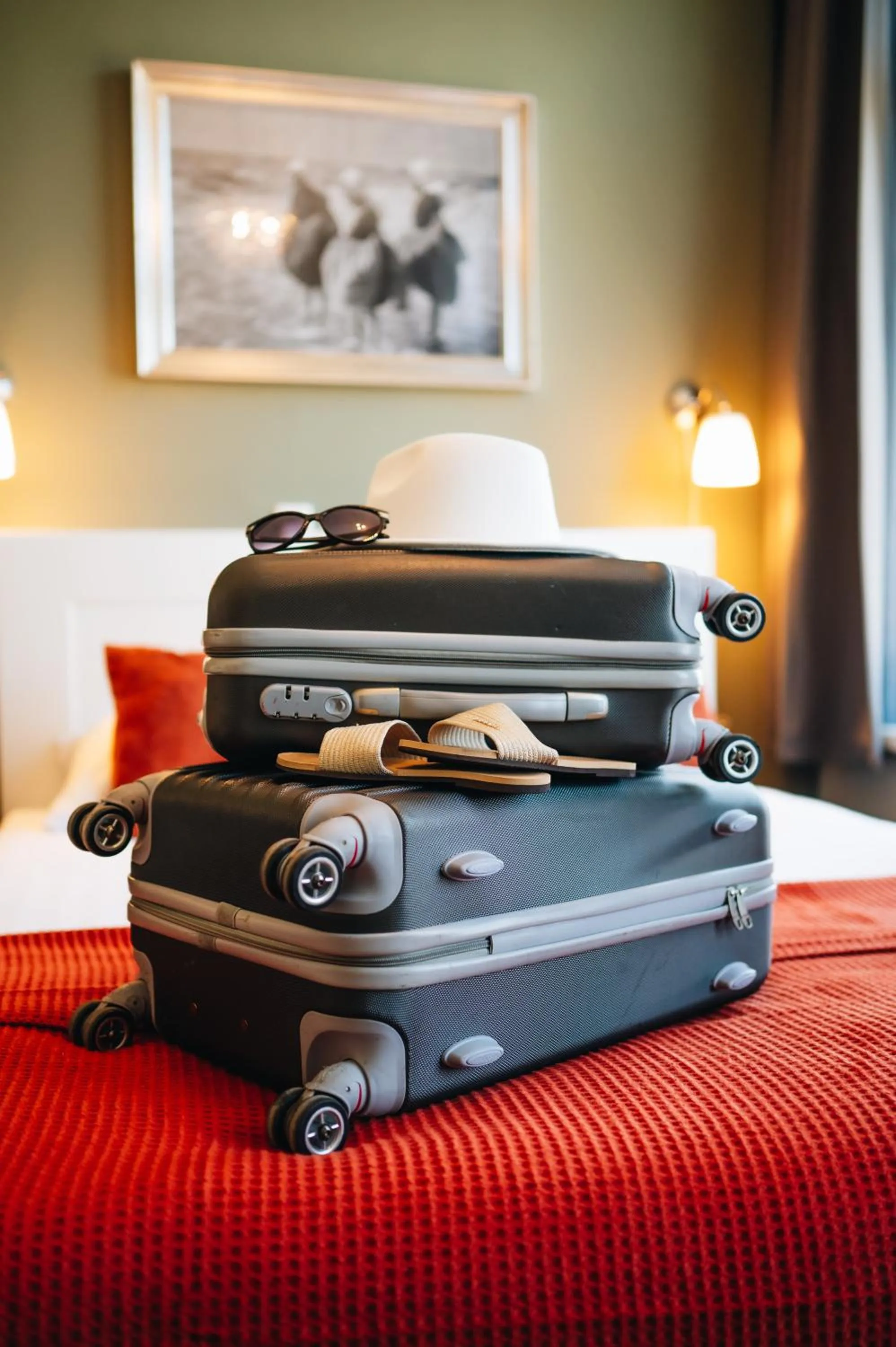 Bed in Hotel Renesse