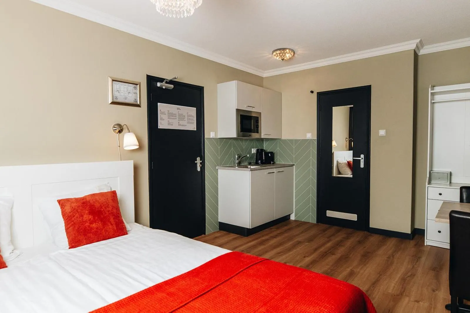 Bed in Hotel Renesse