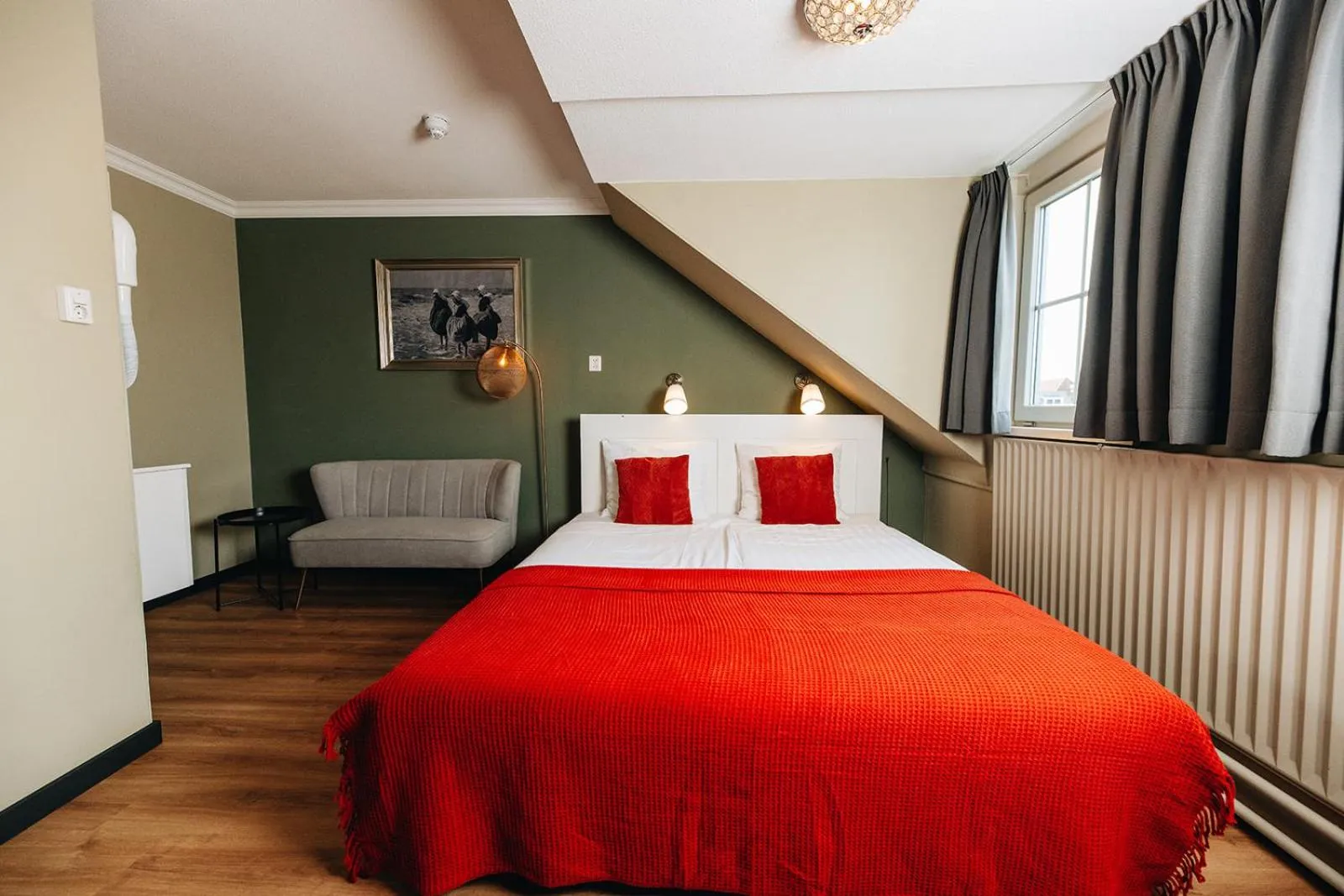 Bed in Hotel Renesse