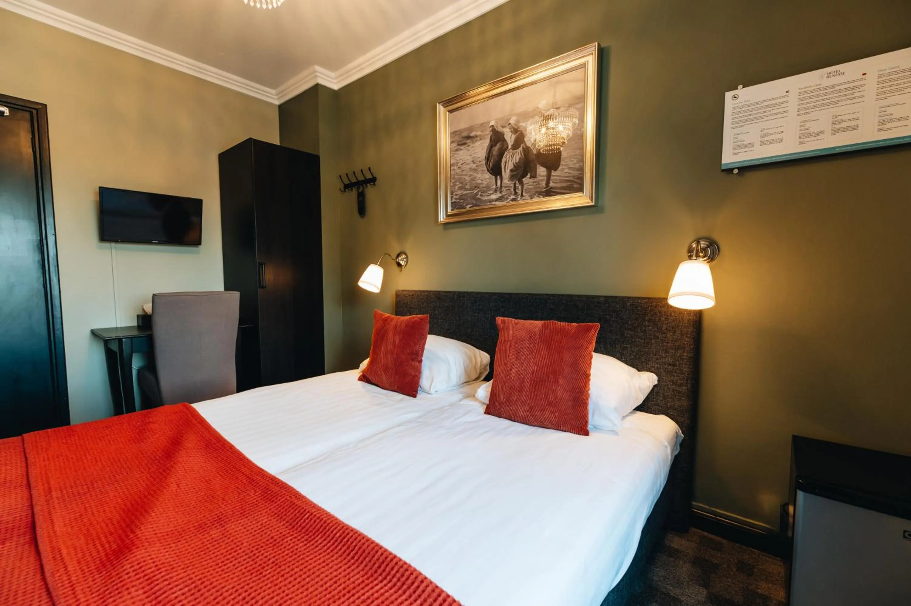 Bed in Hotel Renesse