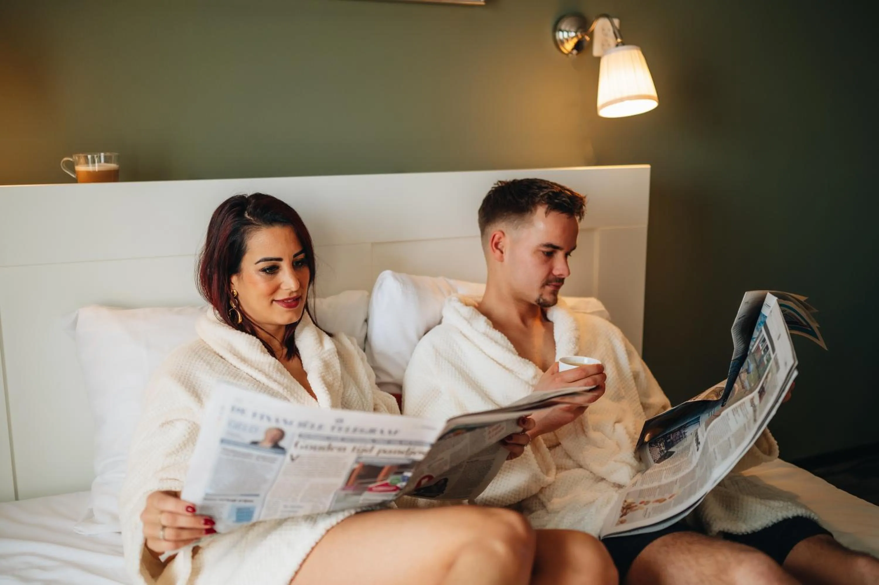 Bed in Hotel Renesse