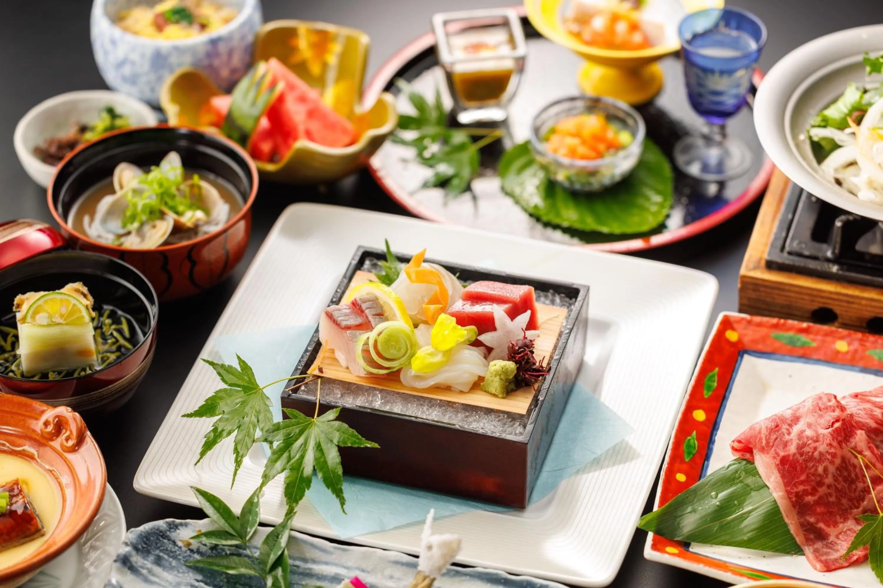 Food in Hotel Kamogawaso