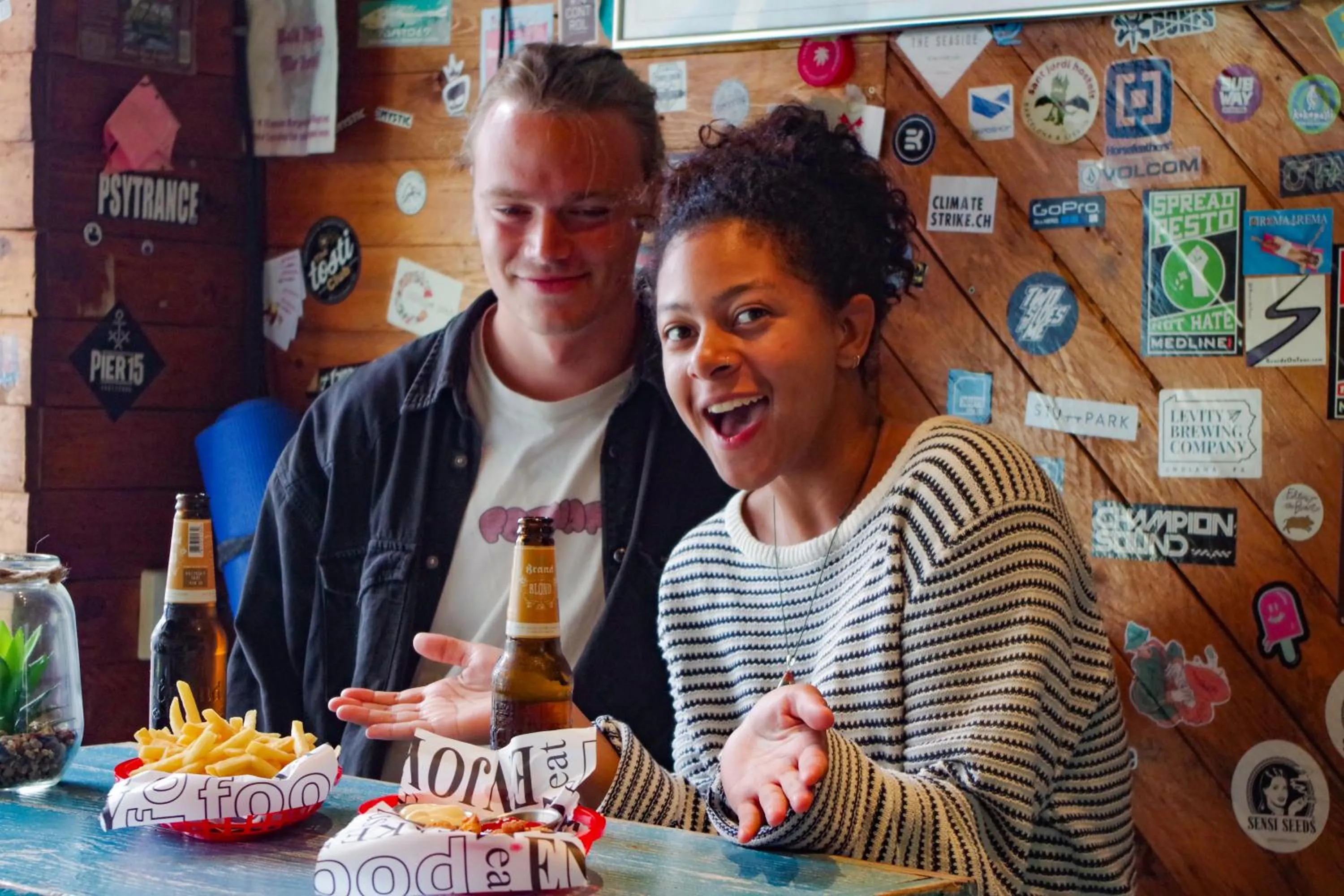 Restaurant/places to eat in The Flying Pig Beach Hostel Age 18 to 40